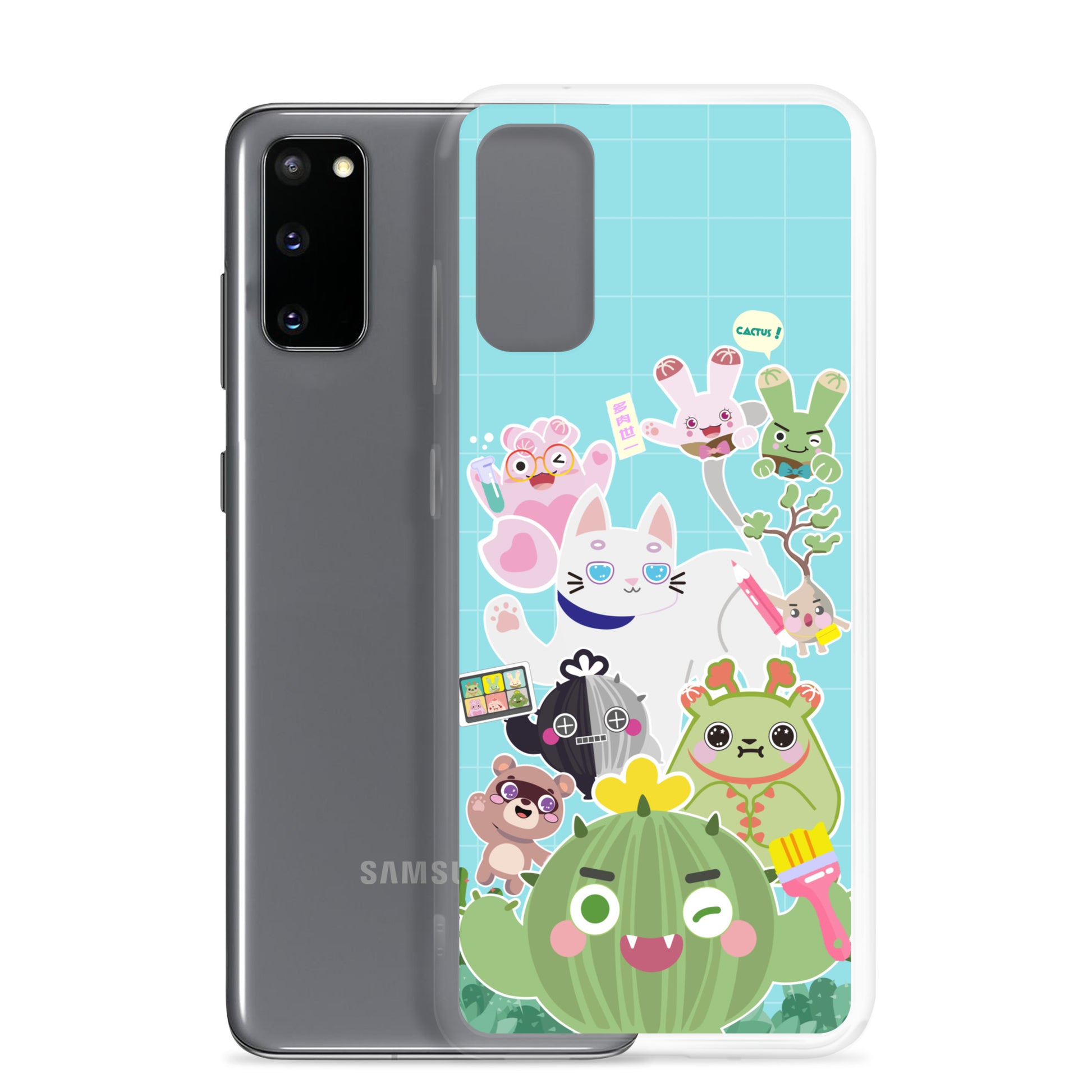 【Samsung】Plump Planet Summer Holiday - Phone Clear Case