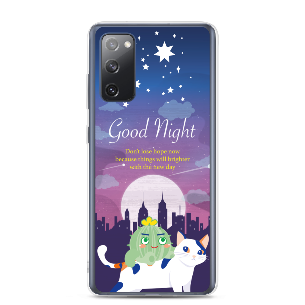 【Samsung】Good Night - Phone Clear Case