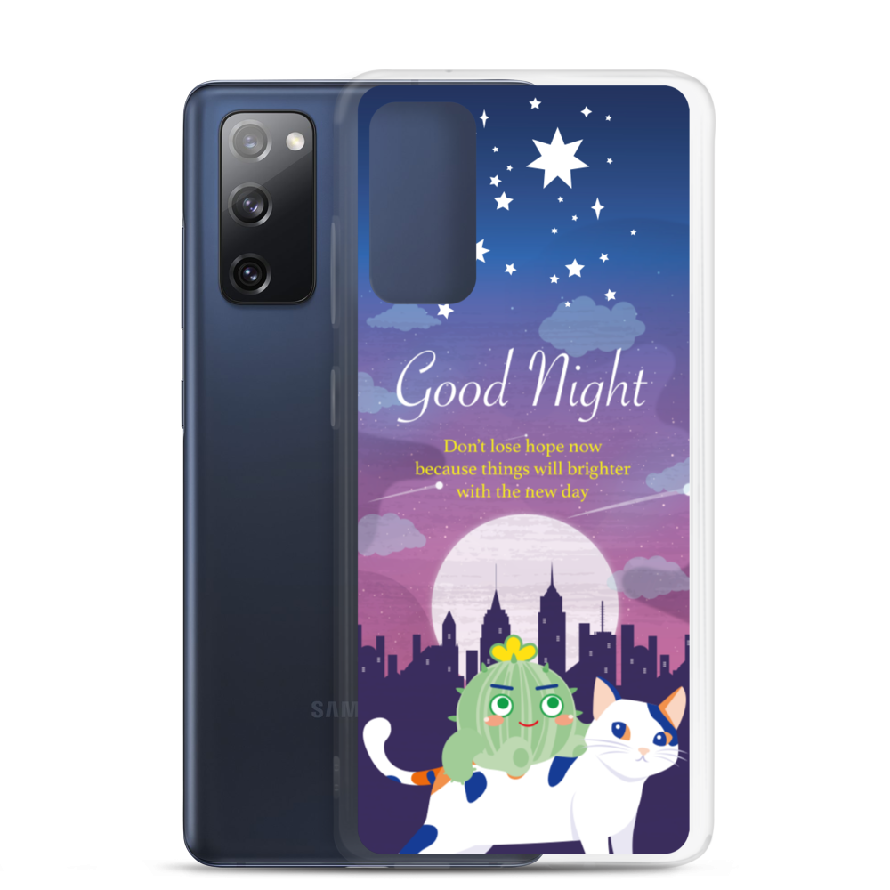 【Samsung】Good Night - Phone Clear Case