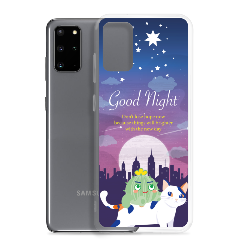 【Samsung】Good Night - Phone Clear Case