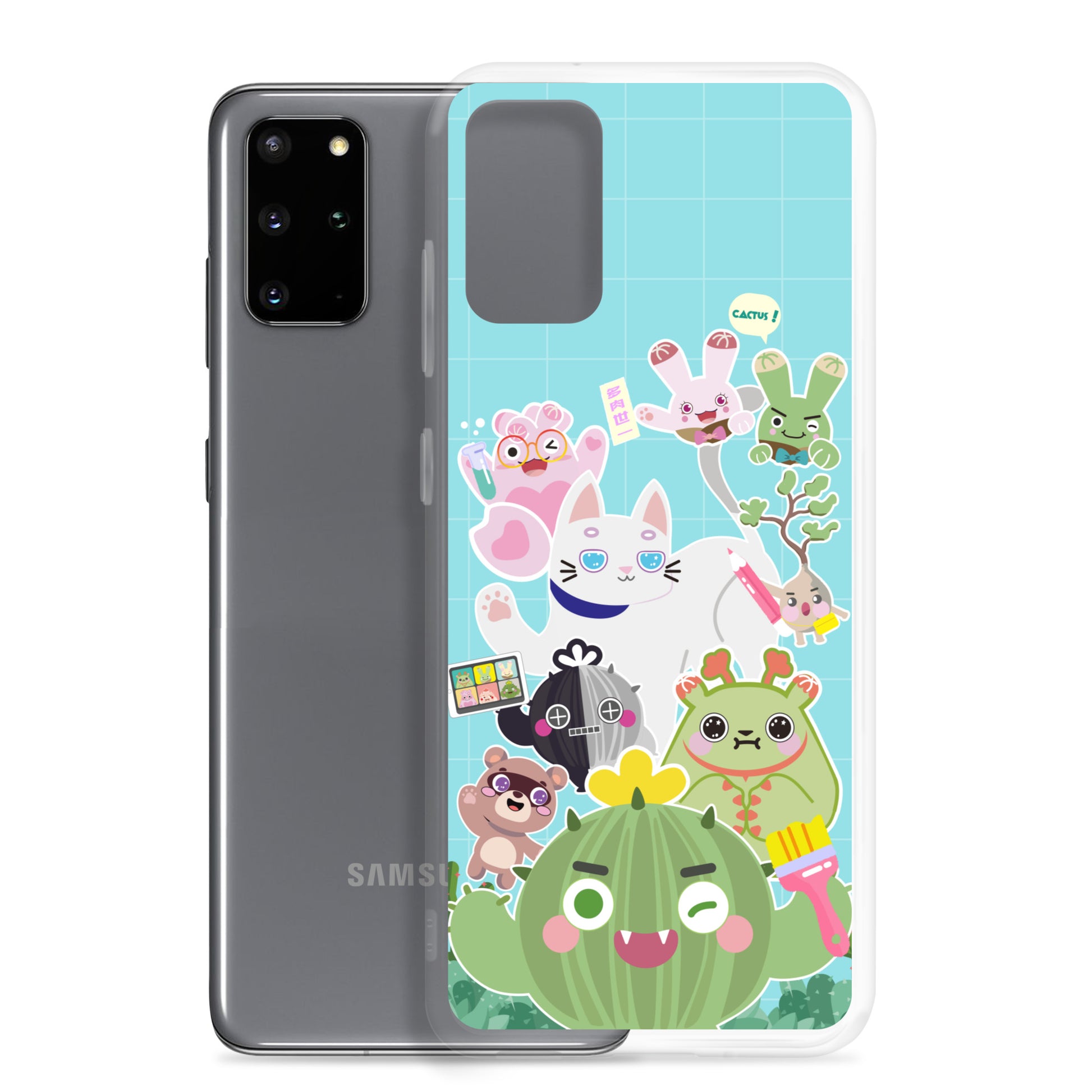 【Samsung】Plump Planet Summer Holiday - Phone Clear Case