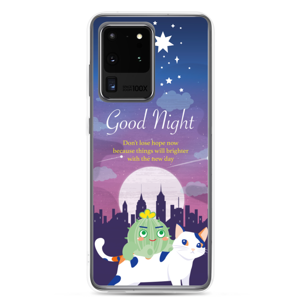 【Samsung】Good Night - Phone Clear Case