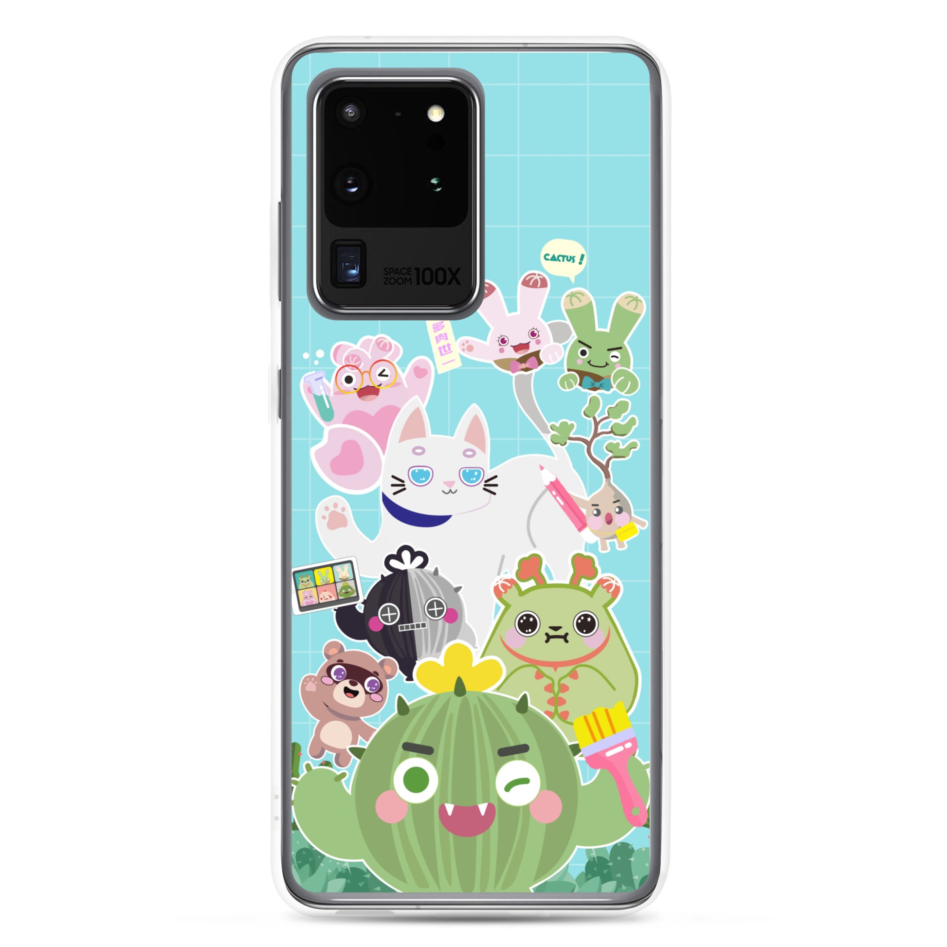 【Samsung】Plump Planet Summer Holiday - Phone Clear Case