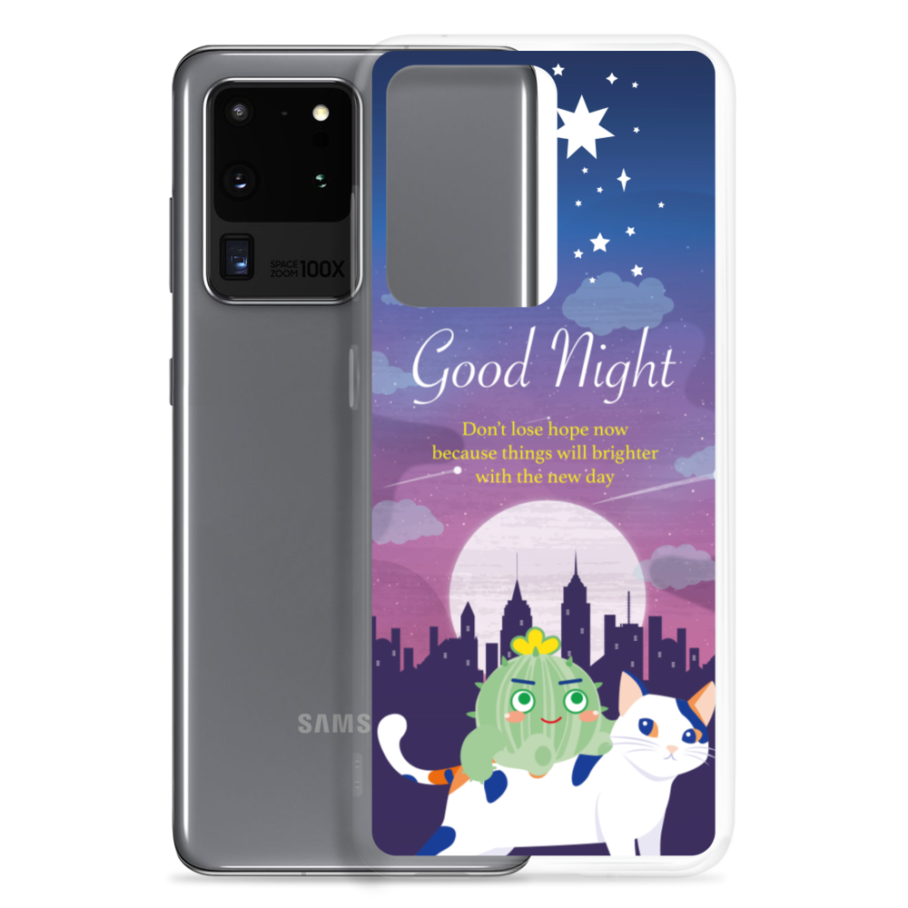 【Samsung】Good Night - Phone Clear Case