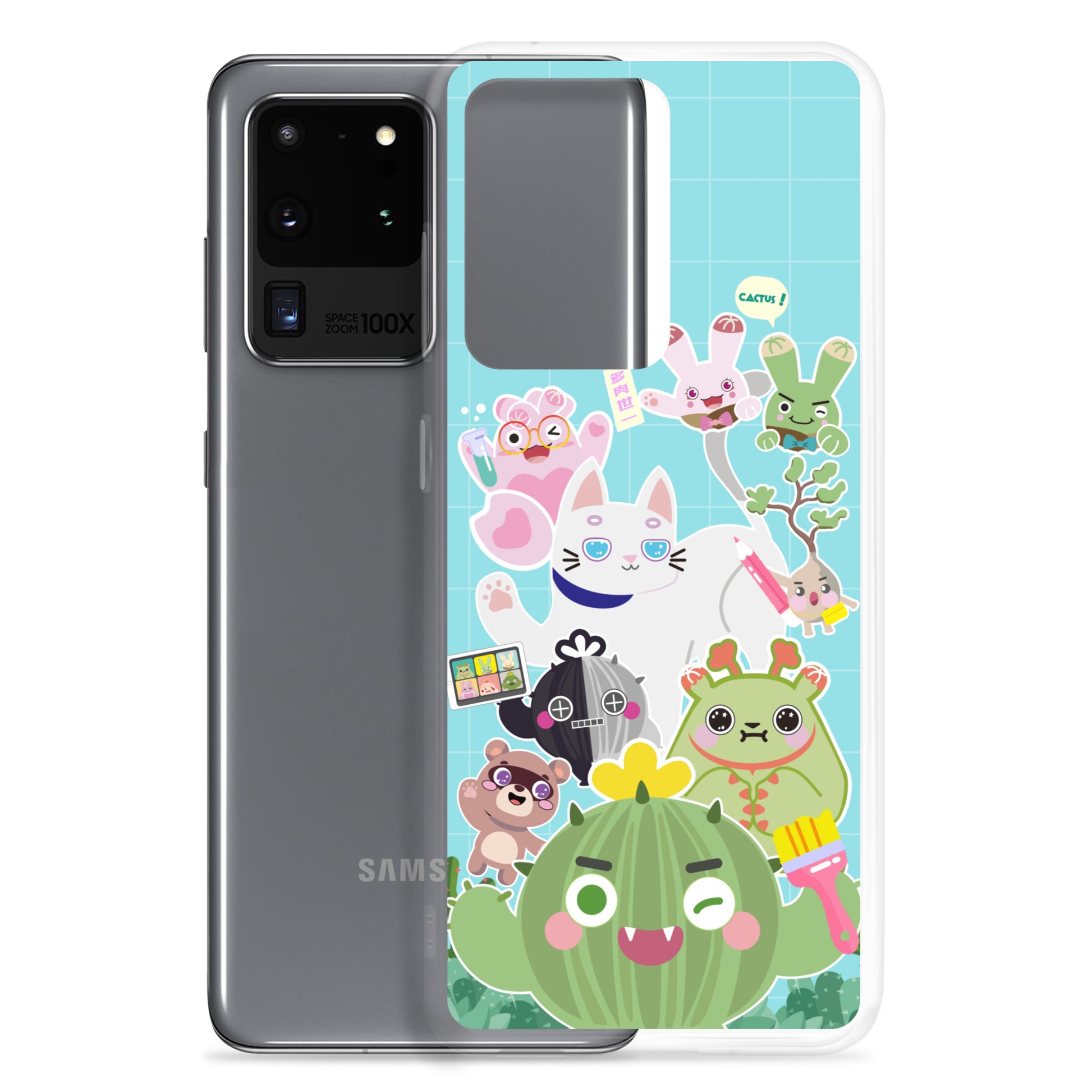 【Samsung】Plump Planet Summer Holiday - Phone Clear Case