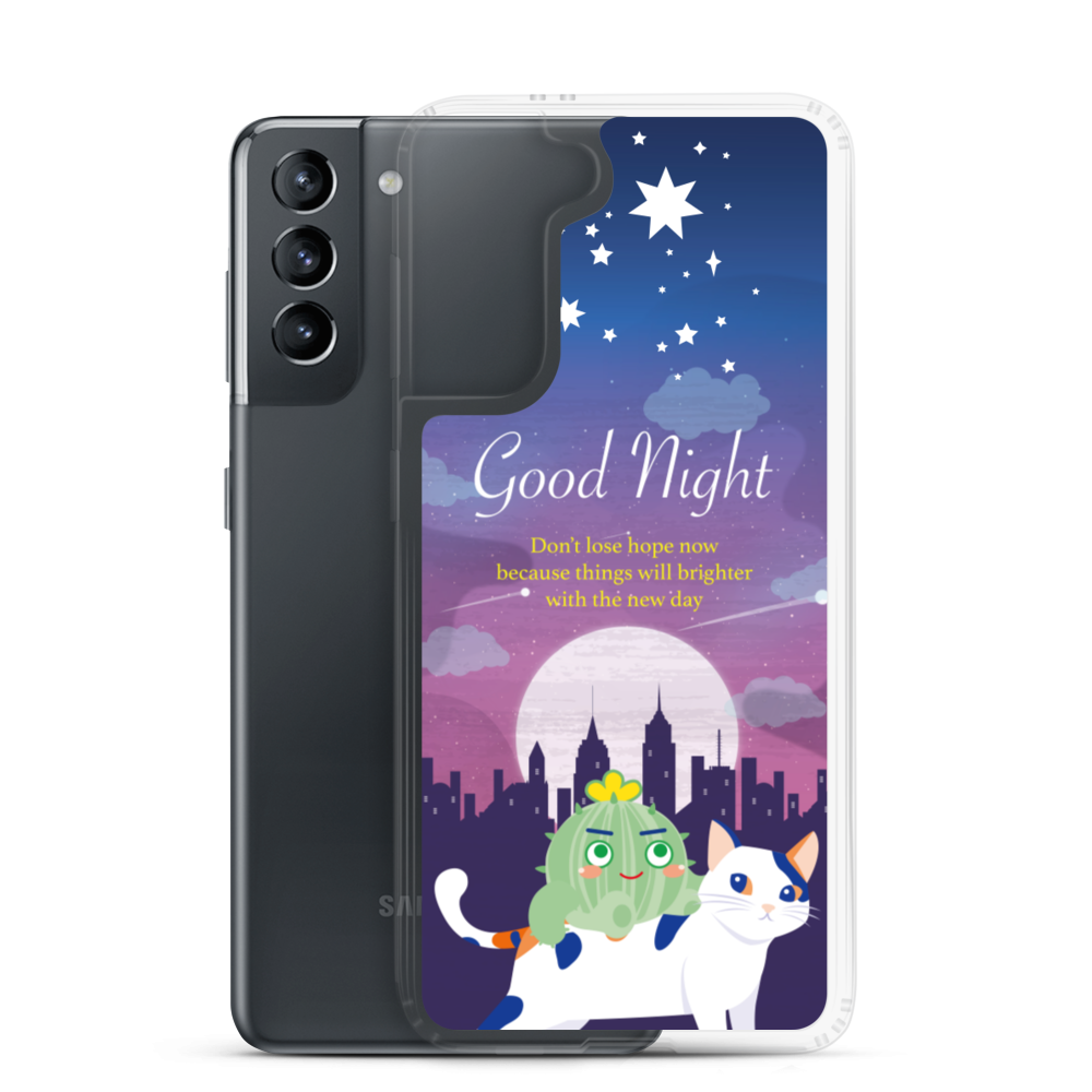 【Samsung】Good Night - Phone Clear Case