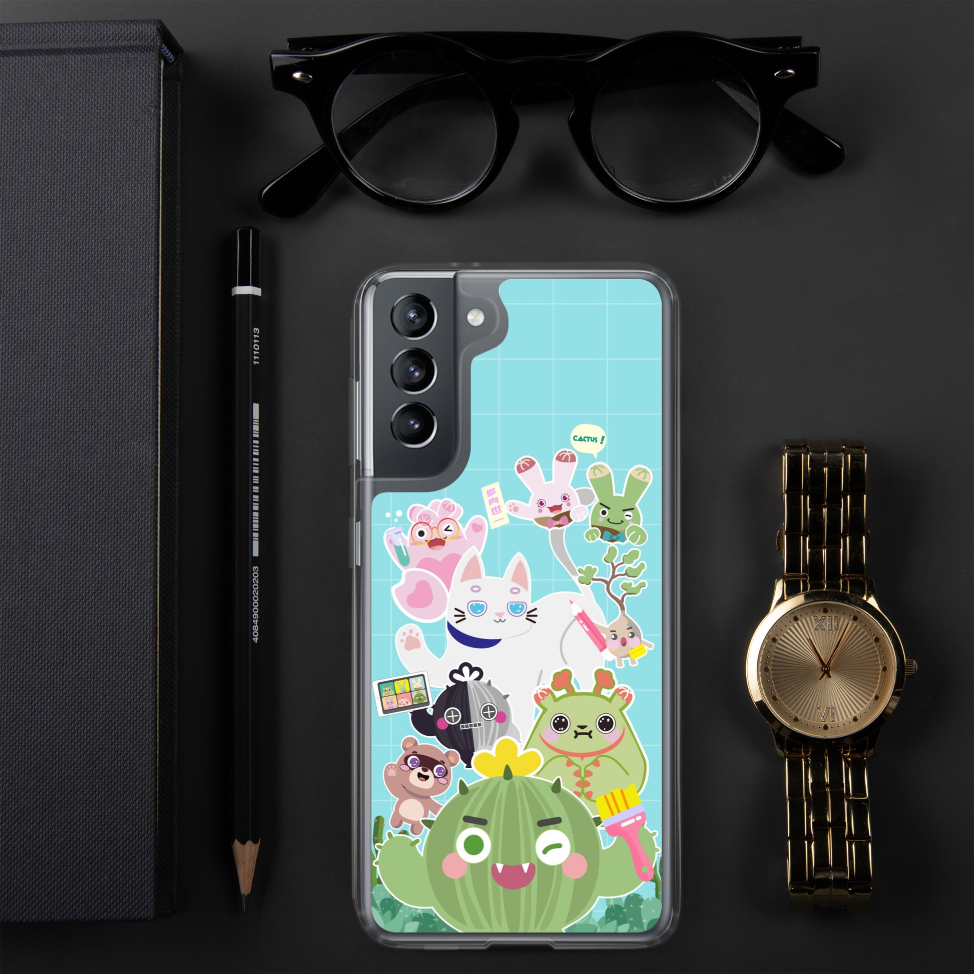 【Samsung】Plump Planet Summer Holiday - Phone Clear Case