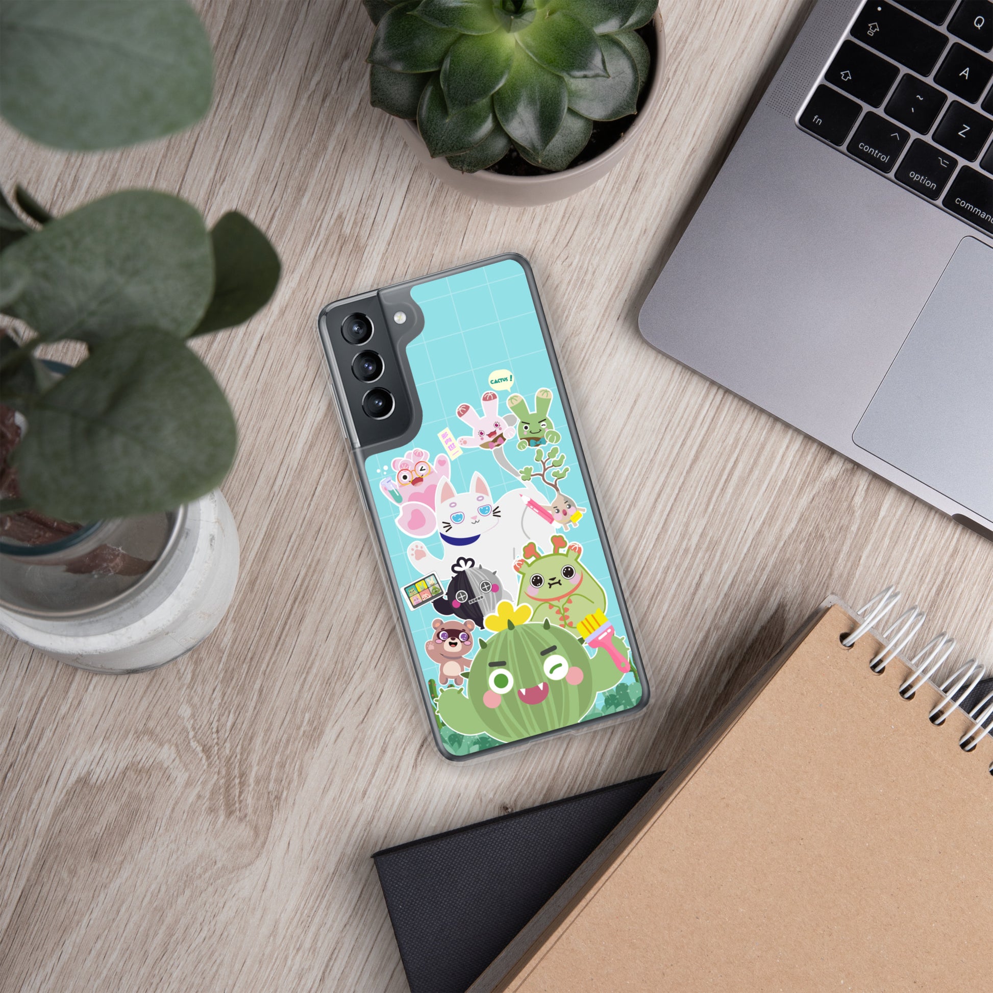 【Samsung】Plump Planet Summer Holiday - Phone Clear Case