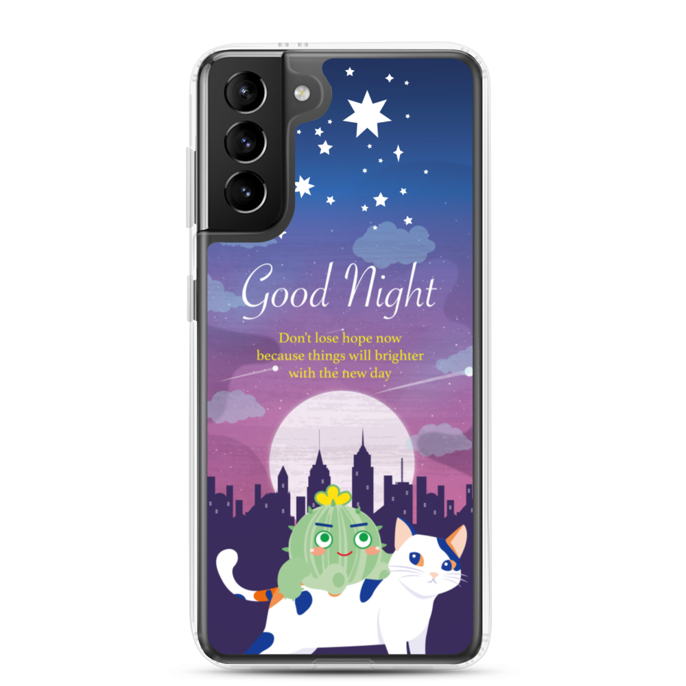 【Samsung】Good Night - Phone Clear Case
