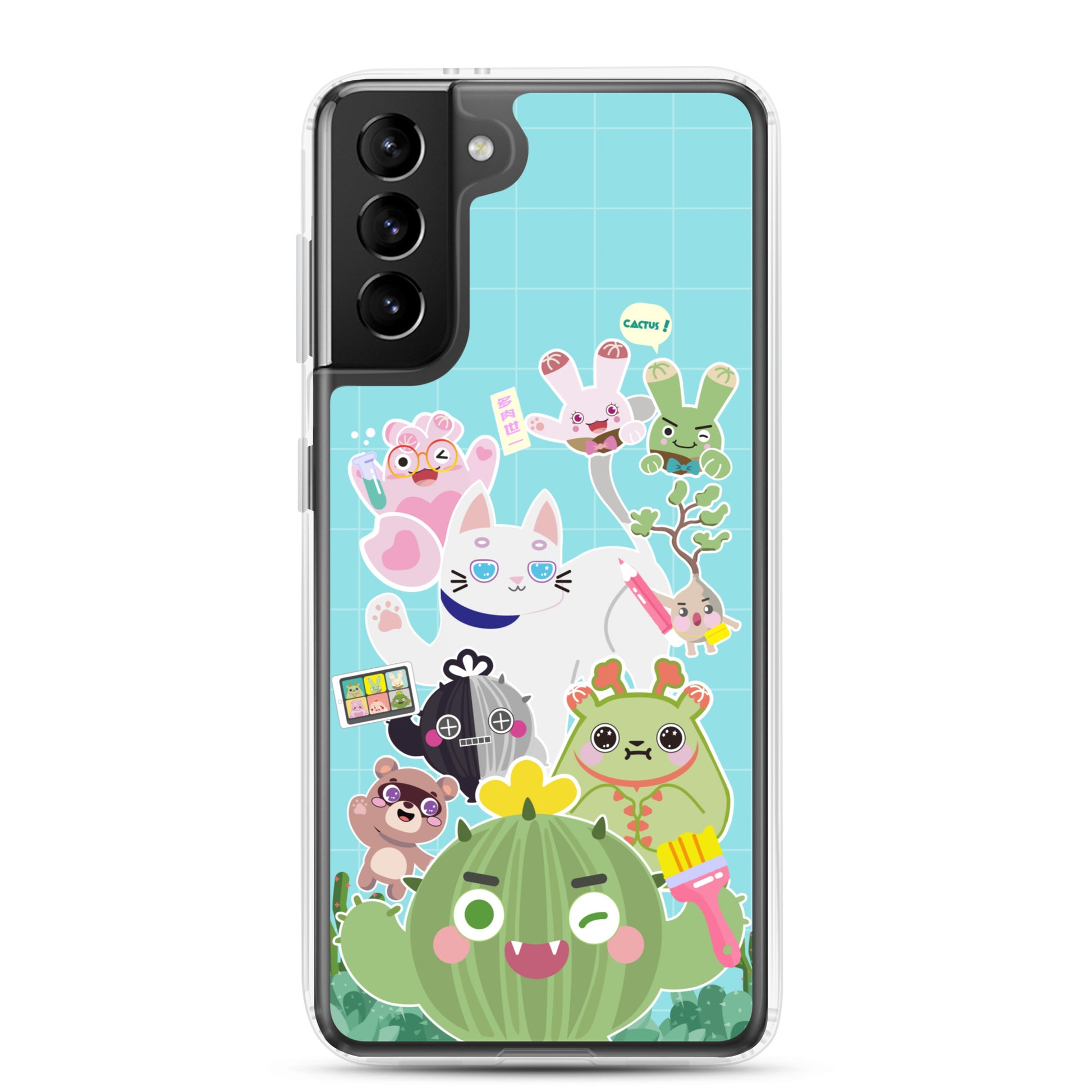 【Samsung】Plump Planet Summer Holiday - Phone Clear Case
