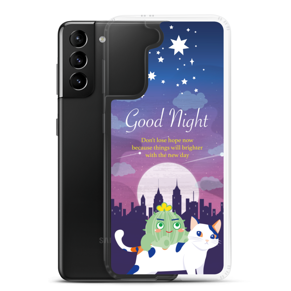 【Samsung】Good Night - Phone Clear Case