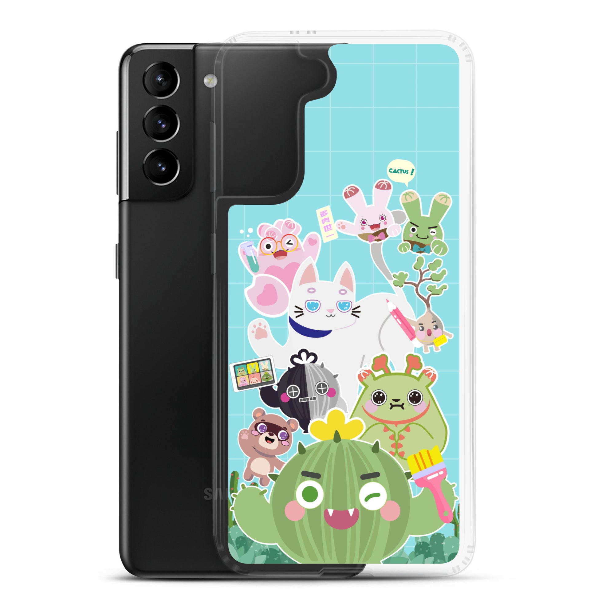 【Samsung】Plump Planet Summer Holiday - Phone Clear Case