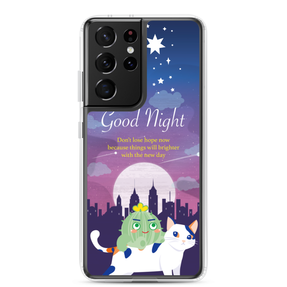 【Samsung】Good Night - Phone Clear Case