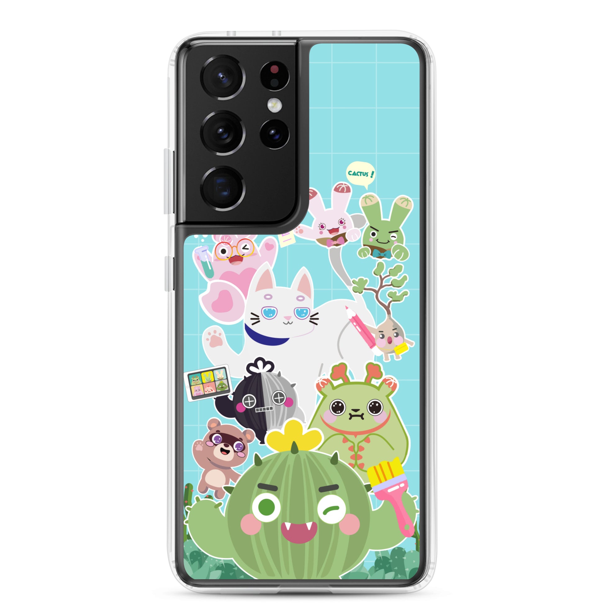 【Samsung】Plump Planet Summer Holiday - Phone Clear Case