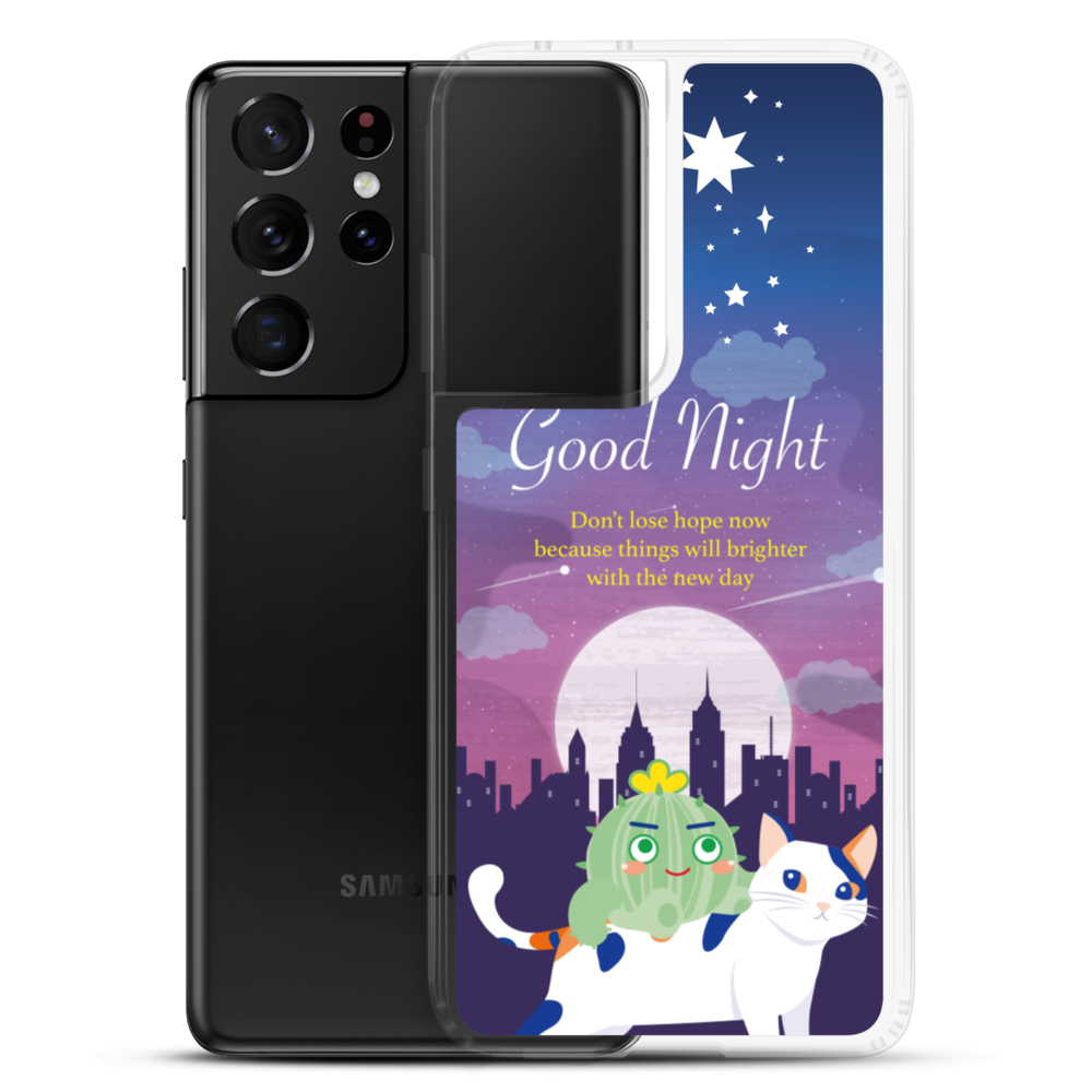 【Samsung】Good Night - Phone Clear Case