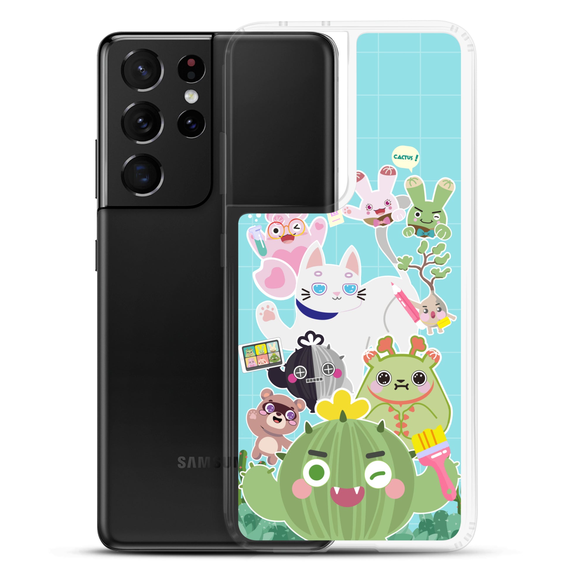 【Samsung】Plump Planet Summer Holiday - Phone Clear Case