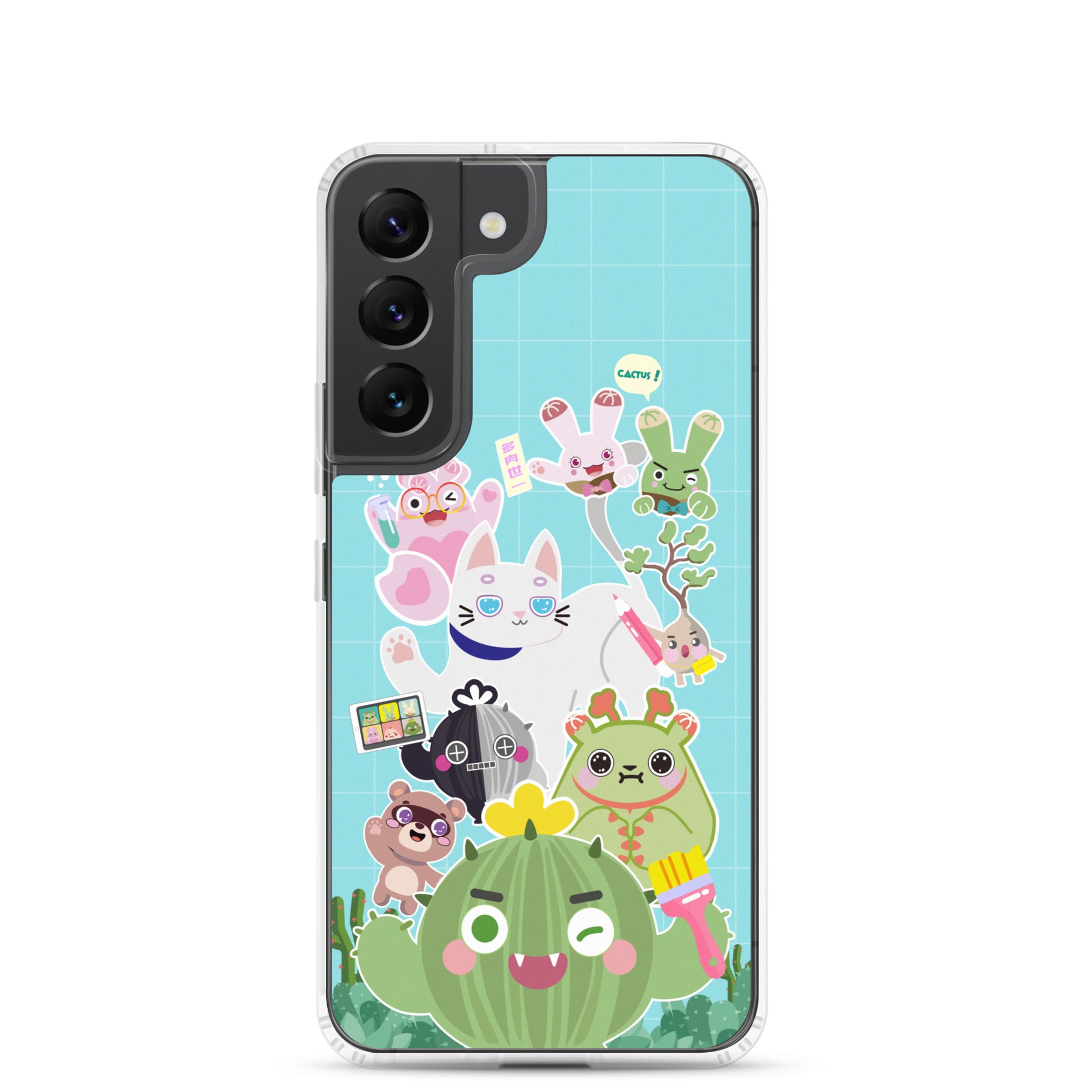 【Samsung】Plump Planet Summer Holiday - Phone Clear Case