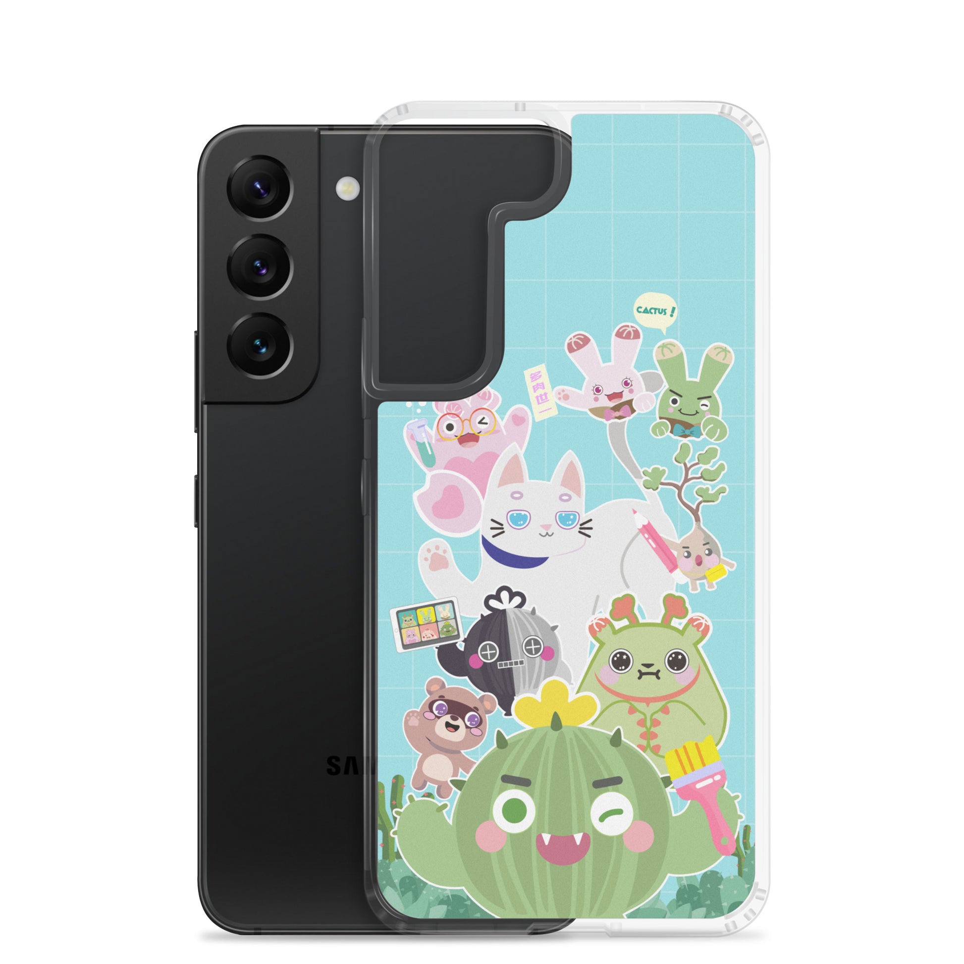 【Samsung】Plump Planet Summer Holiday - Phone Clear Case