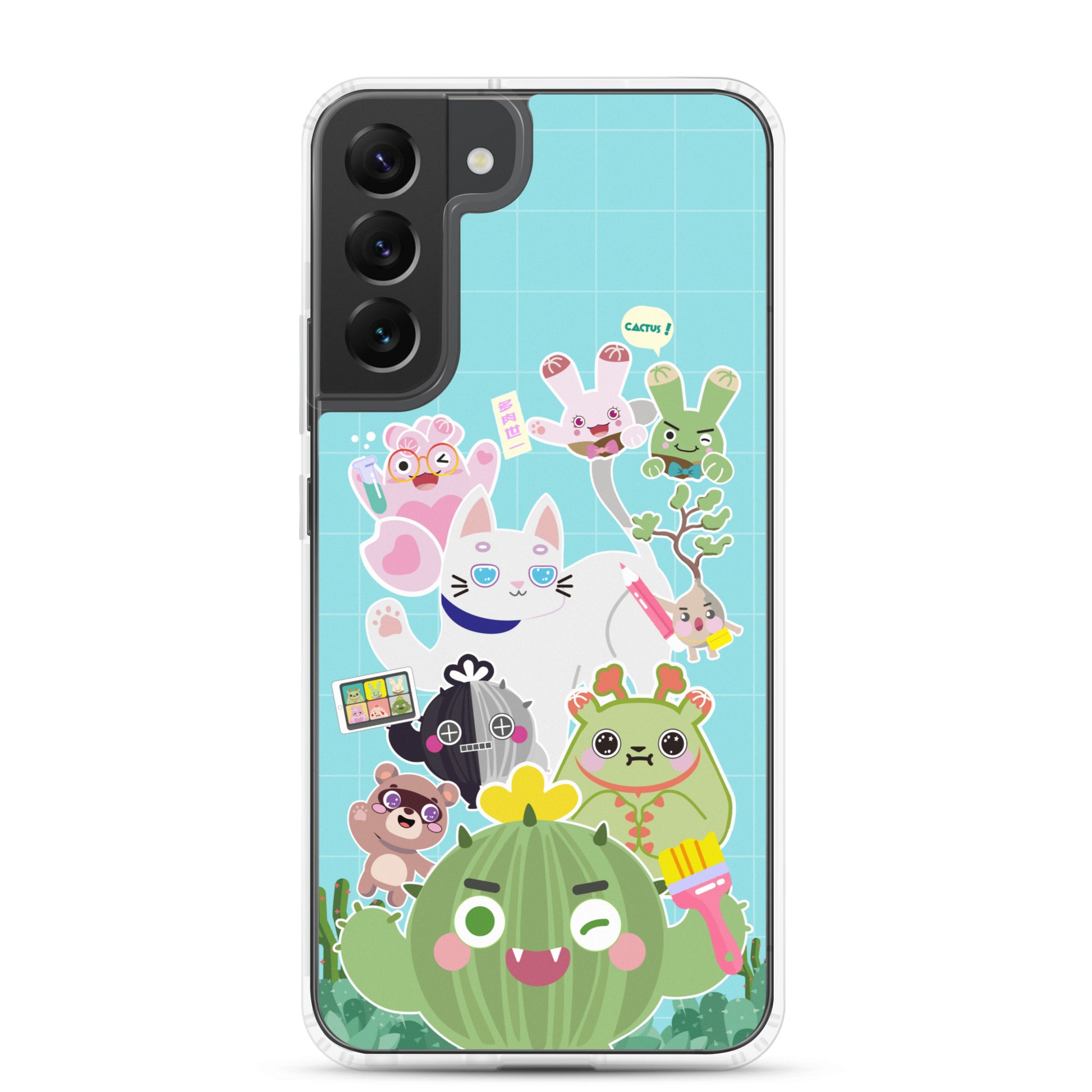 【Samsung】Plump Planet Summer Holiday - Phone Clear Case