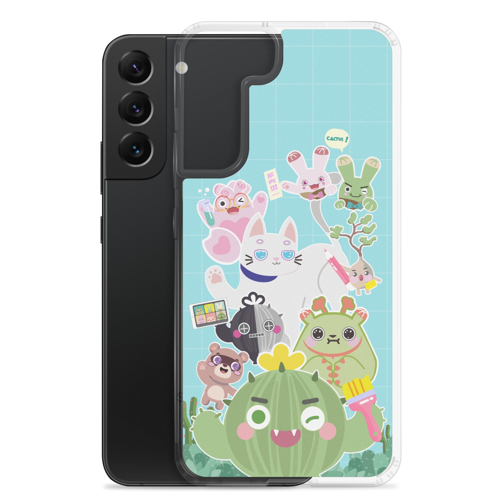 【Samsung】Plump Planet Summer Holiday - Phone Clear Case