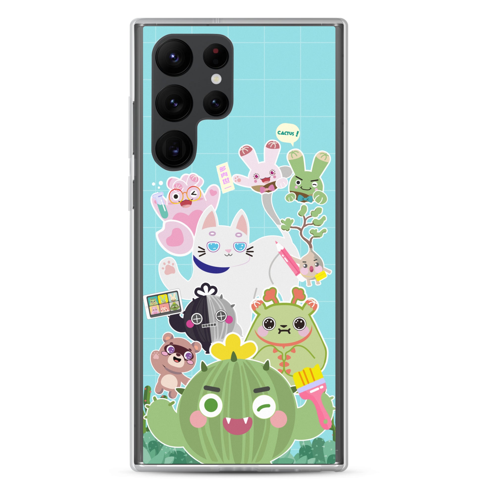 【Samsung】Plump Planet Summer Holiday - Phone Clear Case