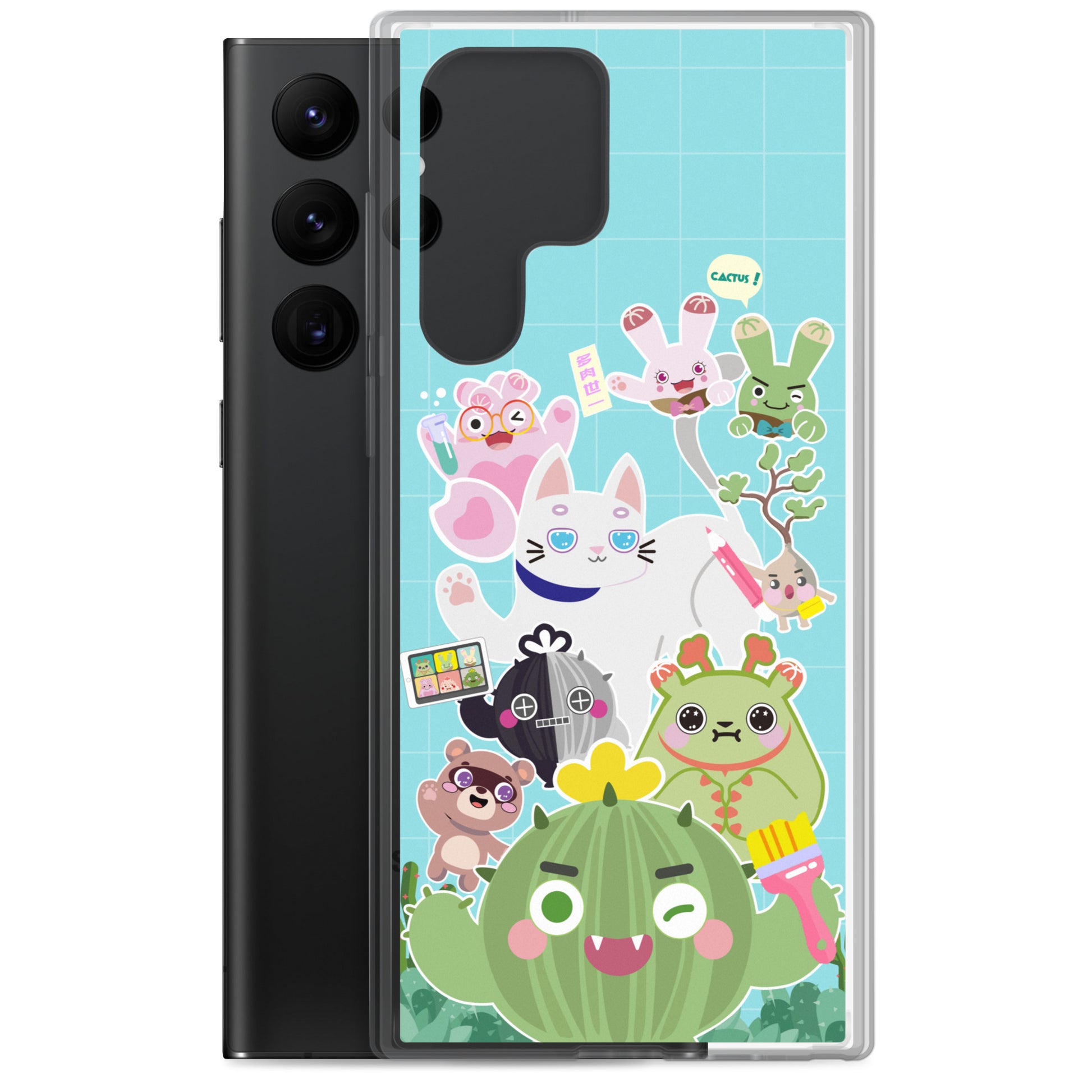【Samsung】Plump Planet Summer Holiday - Phone Clear Case