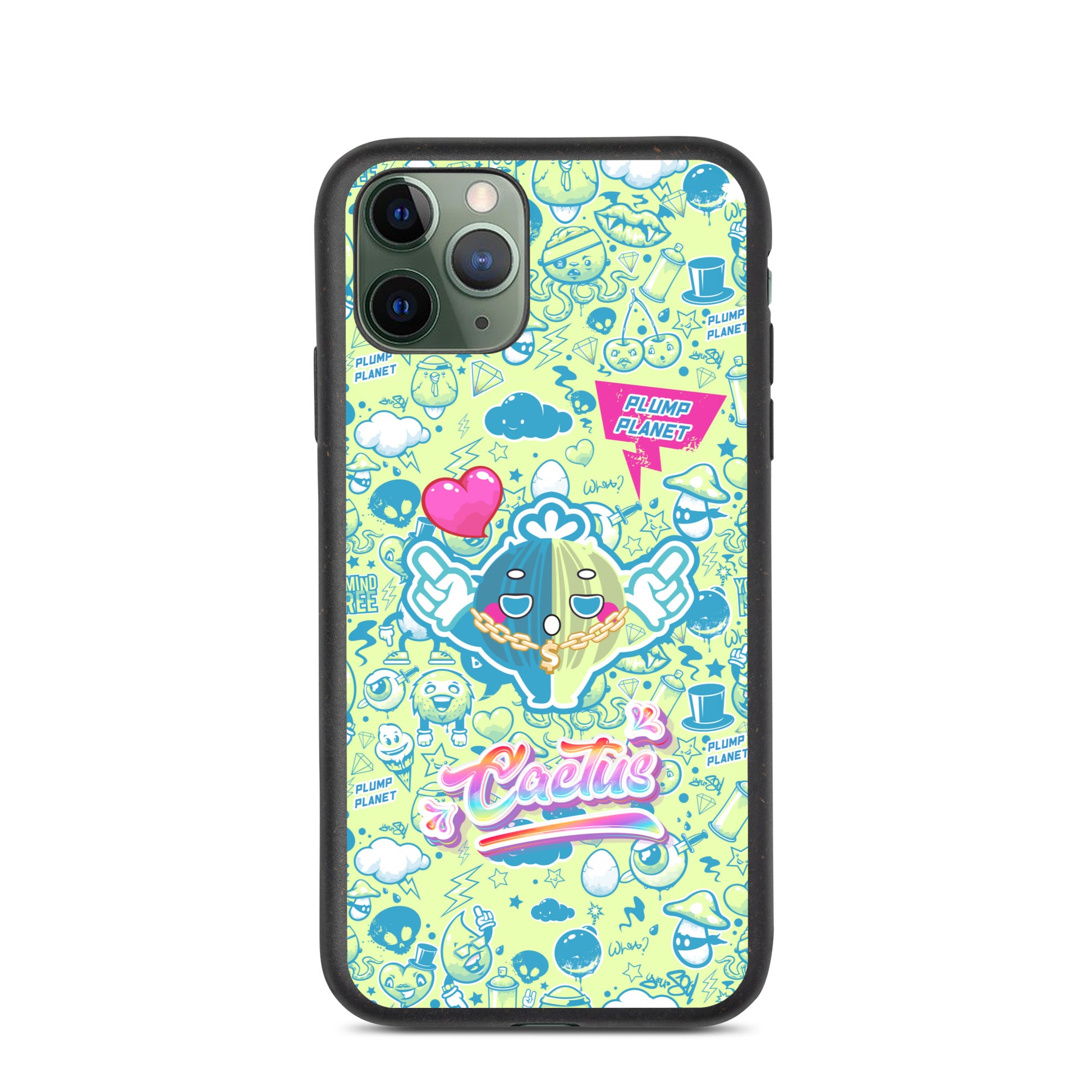 【iPhone】Yo! Rock n Roll Cactus - Biodegradable Phone Case 生物降解環保手機殼