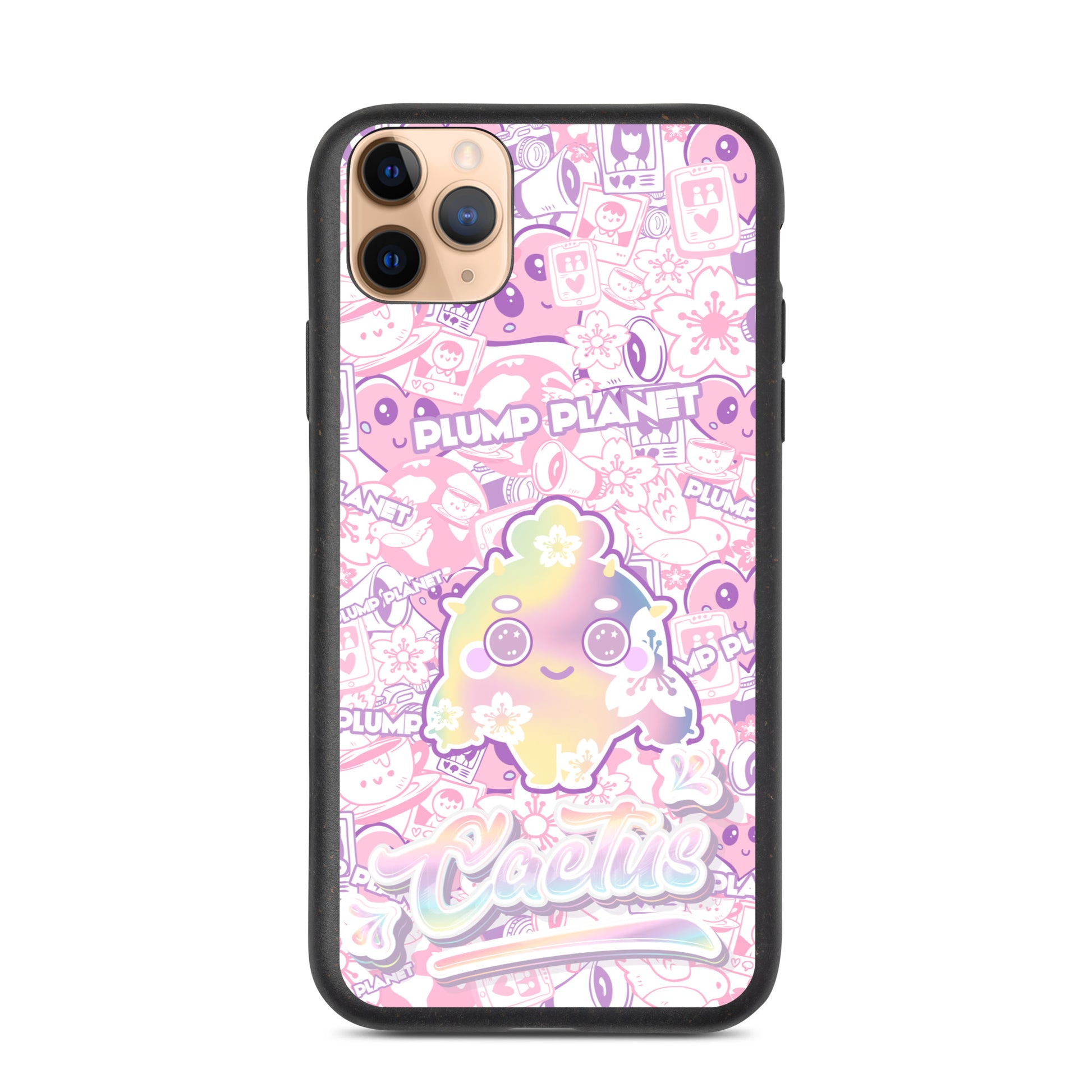 【iPhone】Sakura Pink Cactus - Biodegradable Phone Case 生物降解環保手機殼