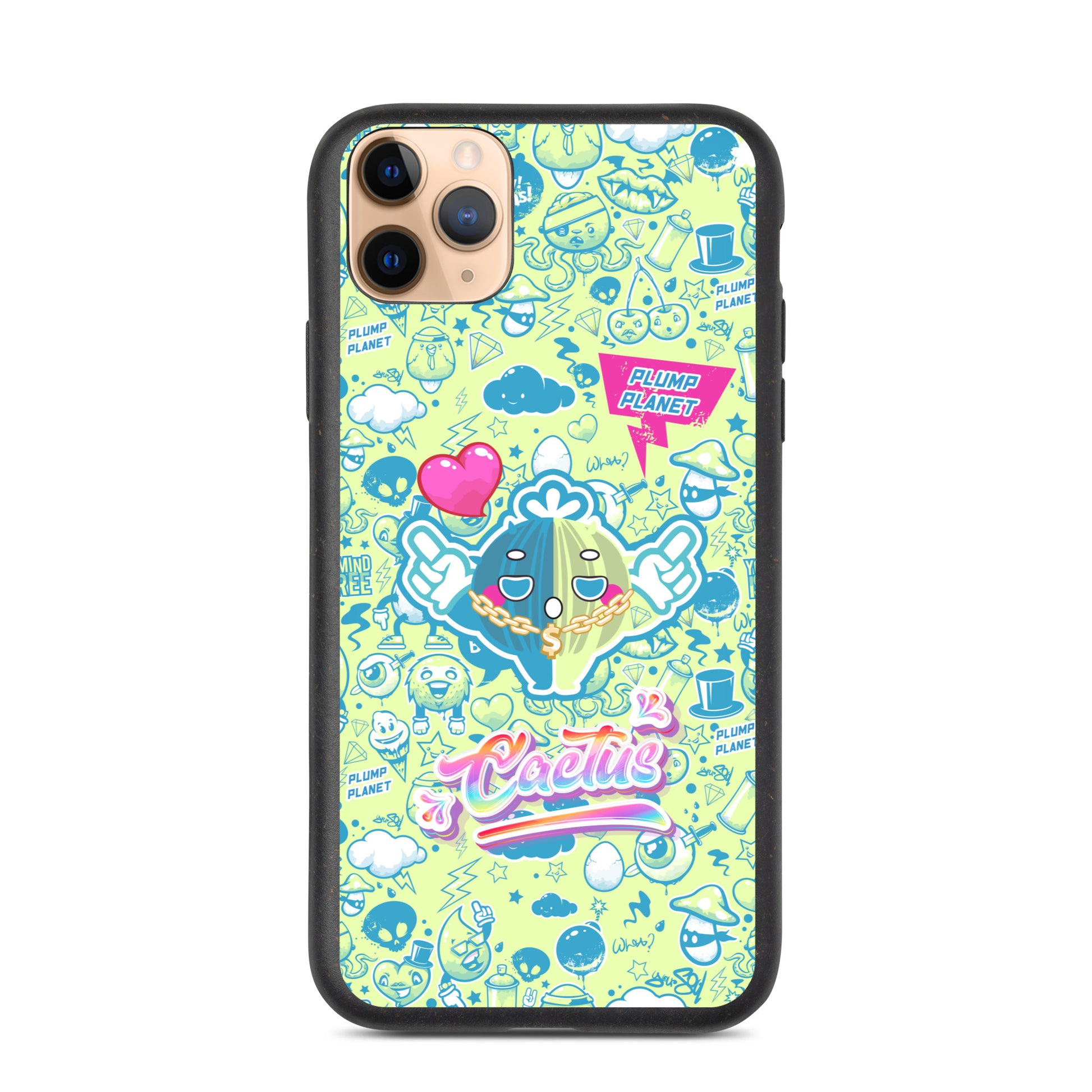 【iPhone】Yo! Rock n Roll Cactus - Biodegradable Phone Case 生物降解環保手機殼