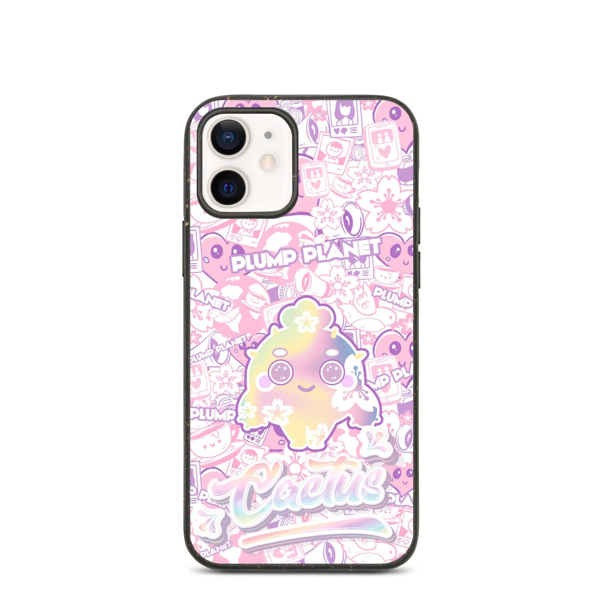 【iPhone】Sakura Pink Cactus - Biodegradable Phone Case 生物降解環保手機殼