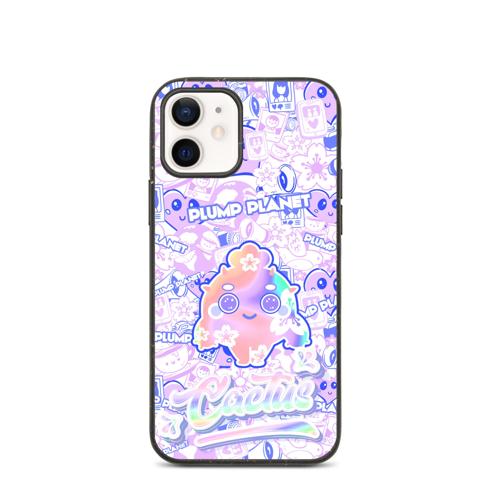 【iPhone】Sakura Purple Pink Cactus - Biodegradable Phone Case 生物降解環保手機殼