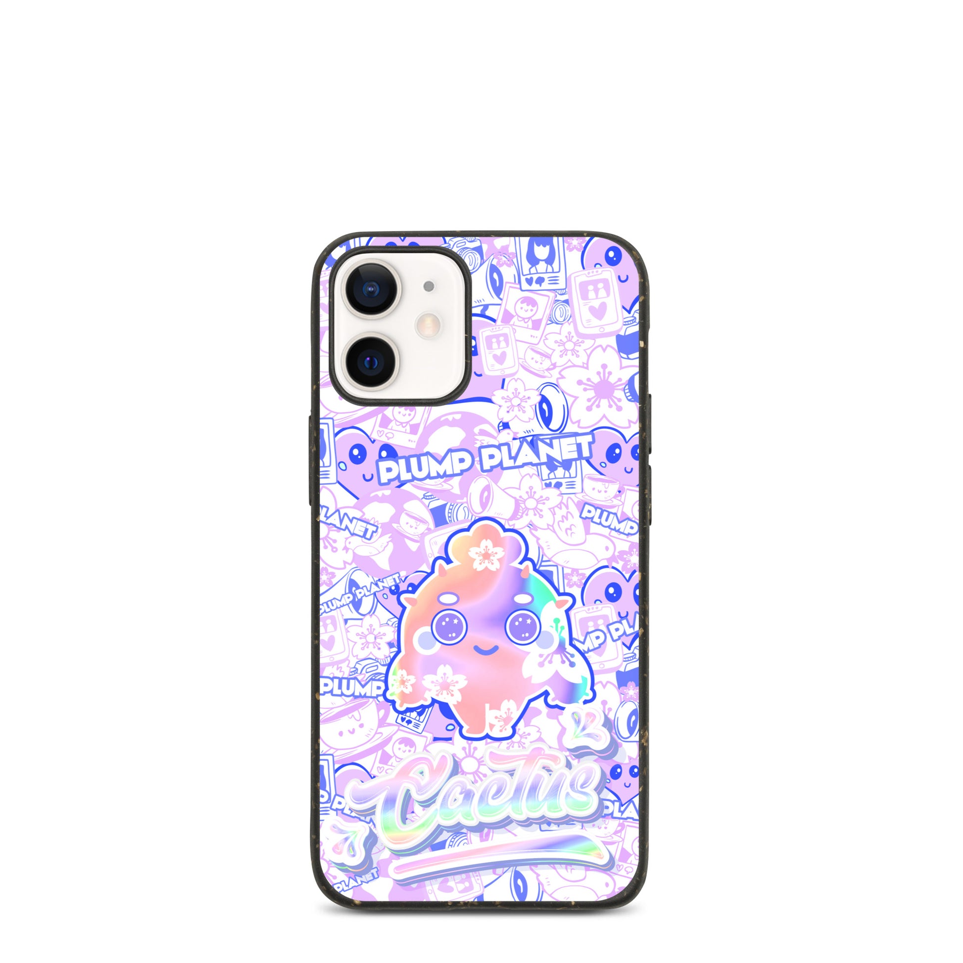 【iPhone】Sakura Purple Pink Cactus - Biodegradable Phone Case 生物降解環保手機殼