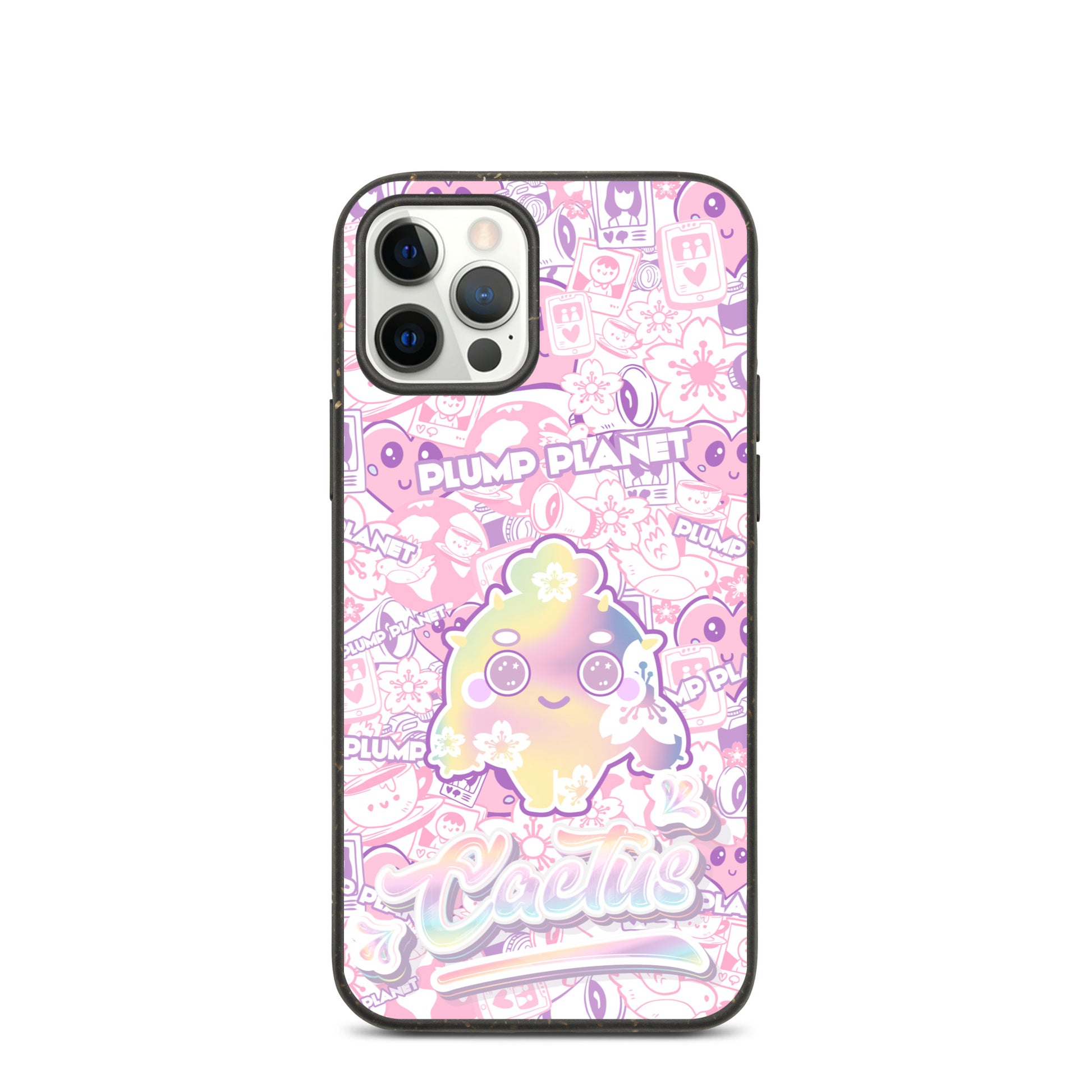 【iPhone】Sakura Pink Cactus - Biodegradable Phone Case 生物降解環保手機殼