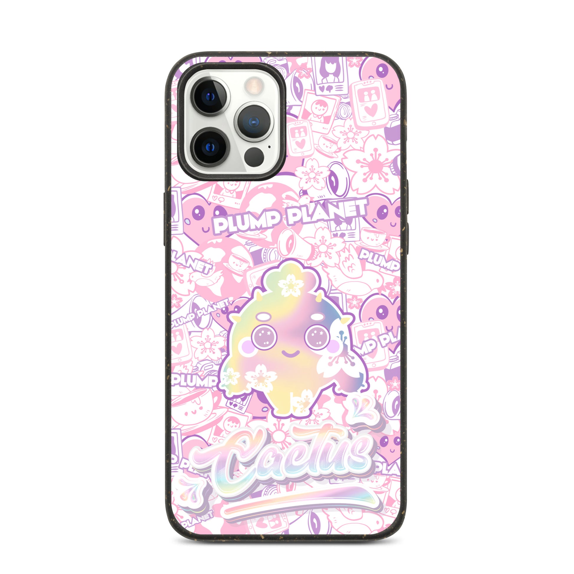 【iPhone】Sakura Pink Cactus - Biodegradable Phone Case 生物降解環保手機殼