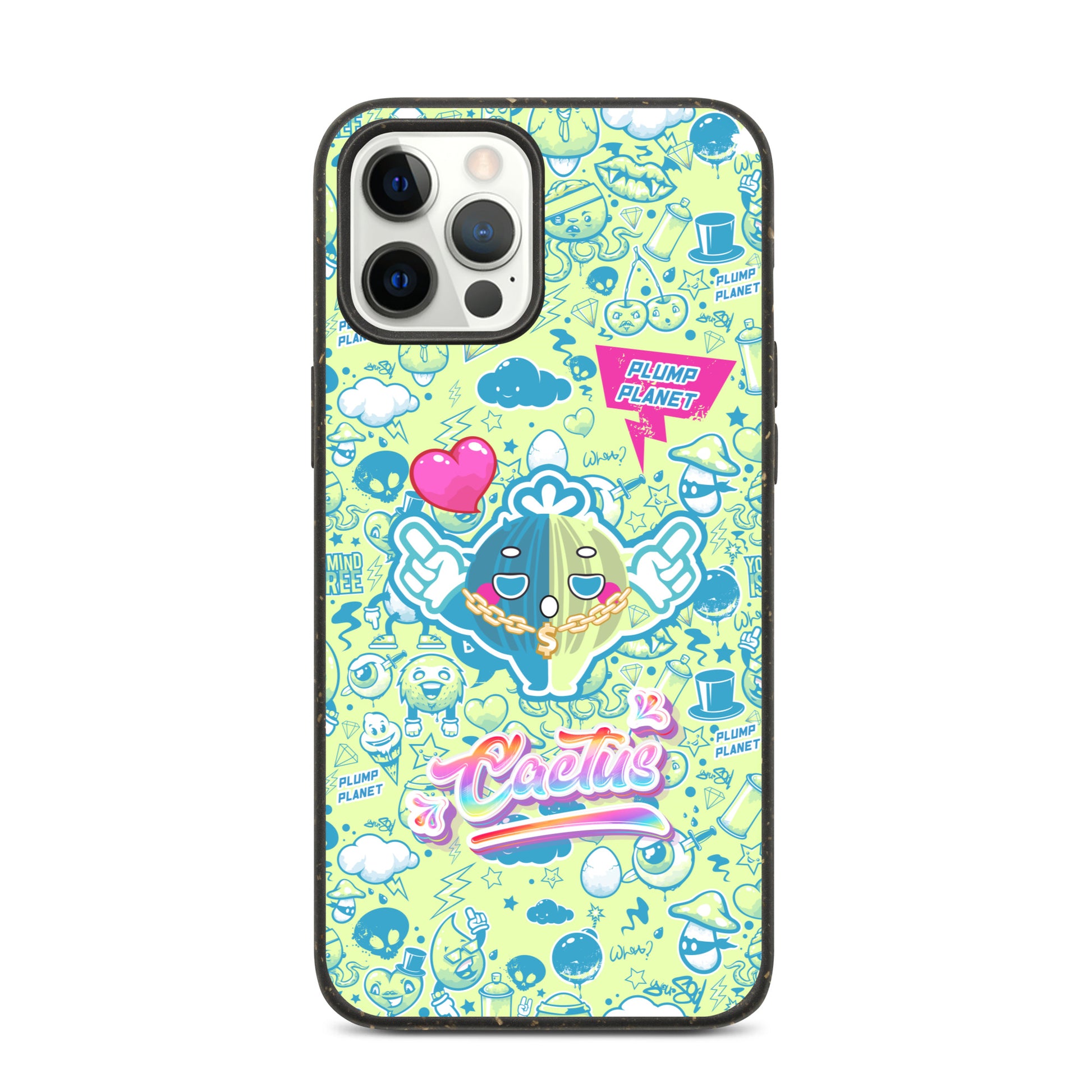 【iPhone】Yo! Rock n Roll Cactus - Biodegradable Phone Case 生物降解環保手機殼