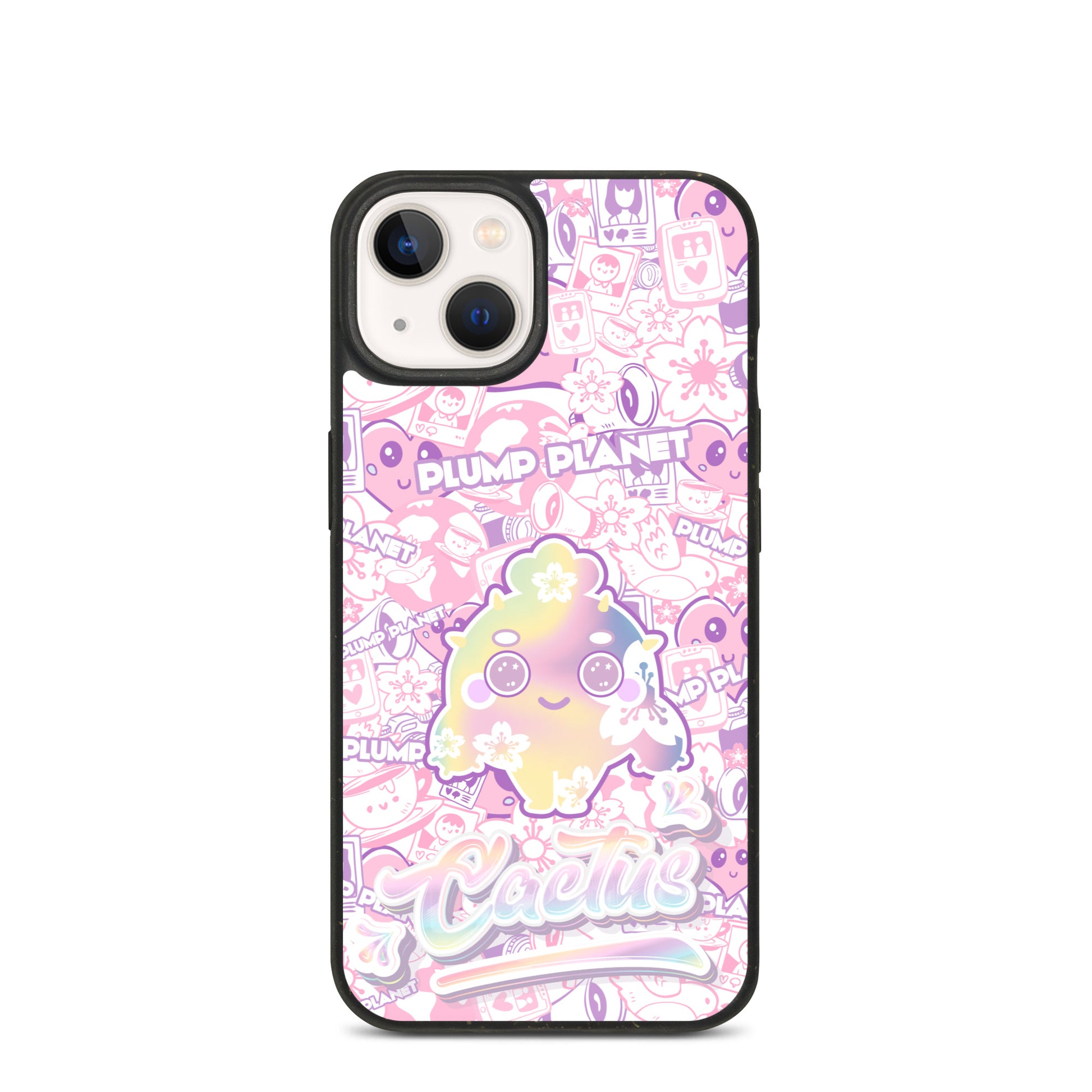 【iPhone】Sakura Pink Cactus - Biodegradable Phone Case 生物降解環保手機殼
