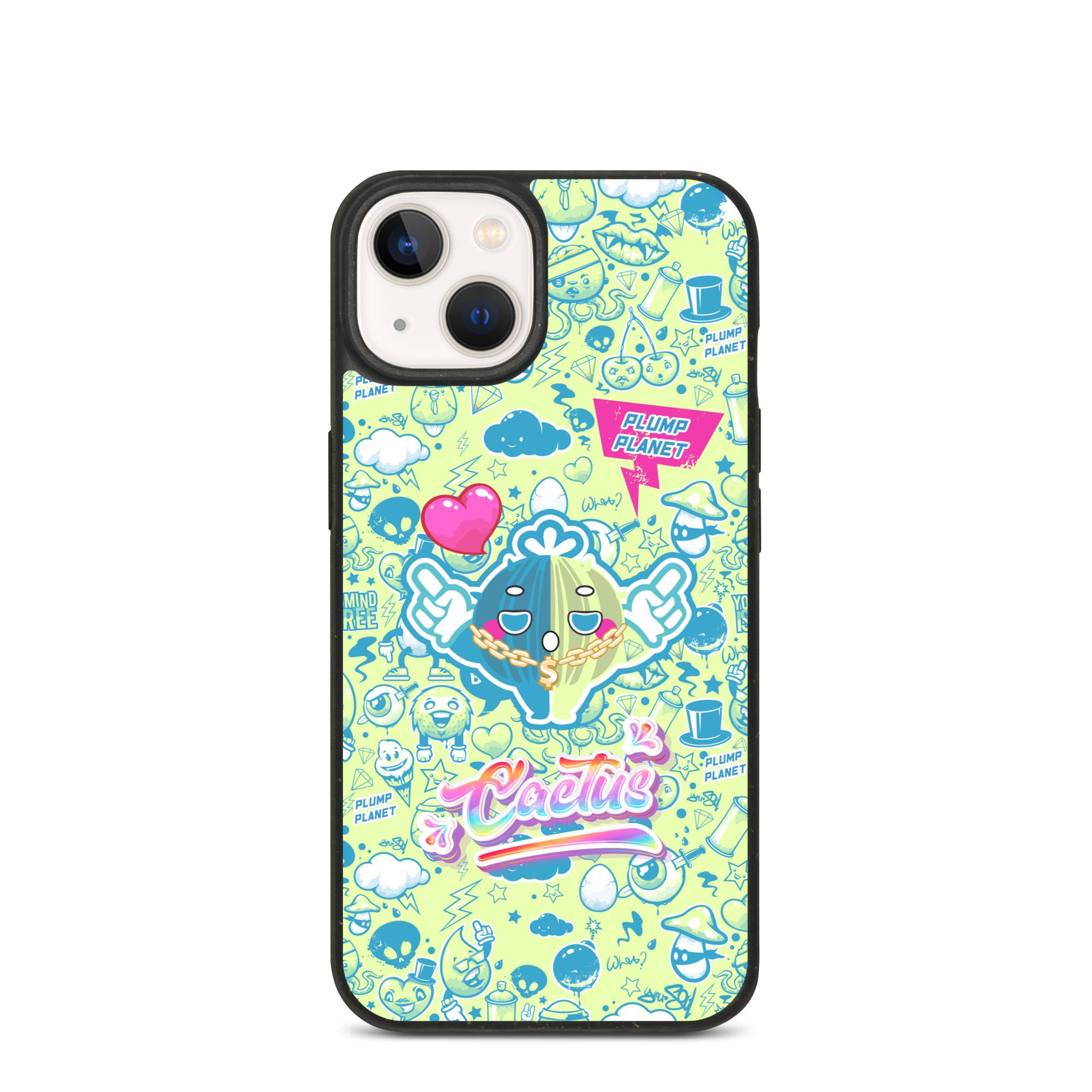 【iPhone】Yo! Rock n Roll Cactus - Biodegradable Phone Case 生物降解環保手機殼