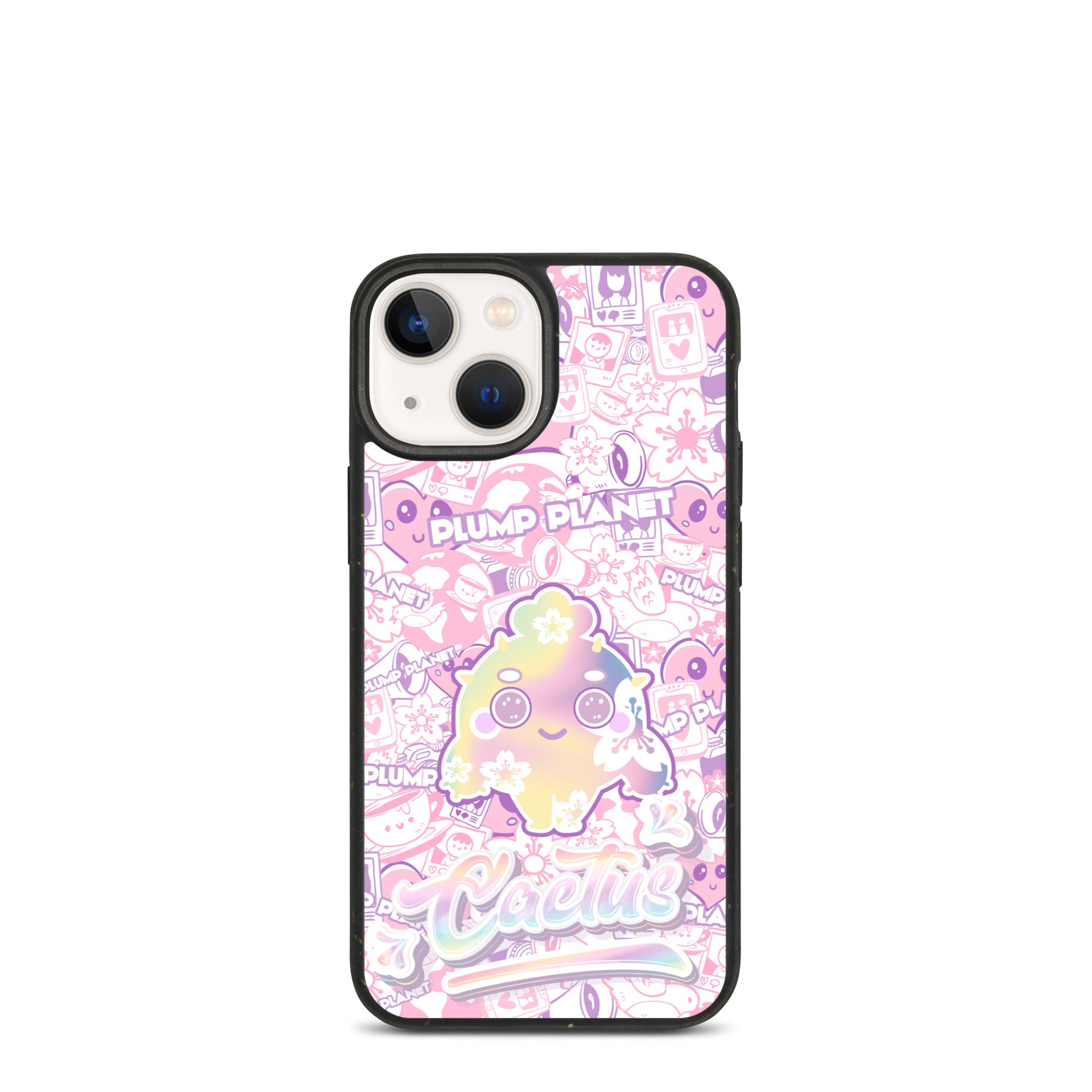 【iPhone】Sakura Pink Cactus - Biodegradable Phone Case 生物降解環保手機殼