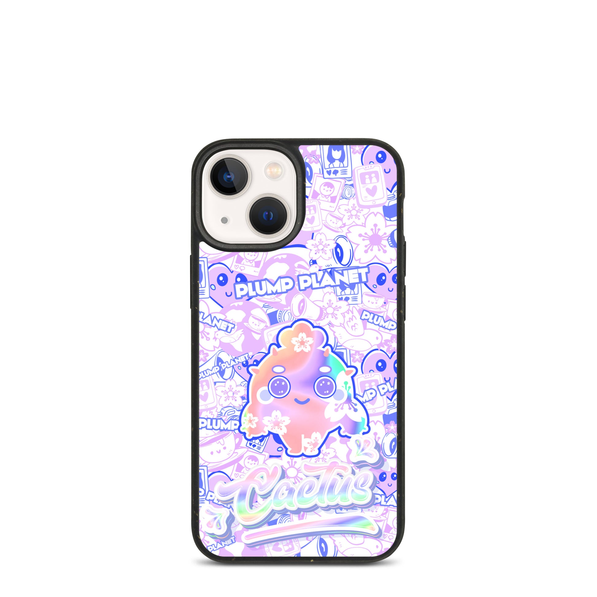 【iPhone】Sakura Purple Pink Cactus - Biodegradable Phone Case 生物降解環保手機殼