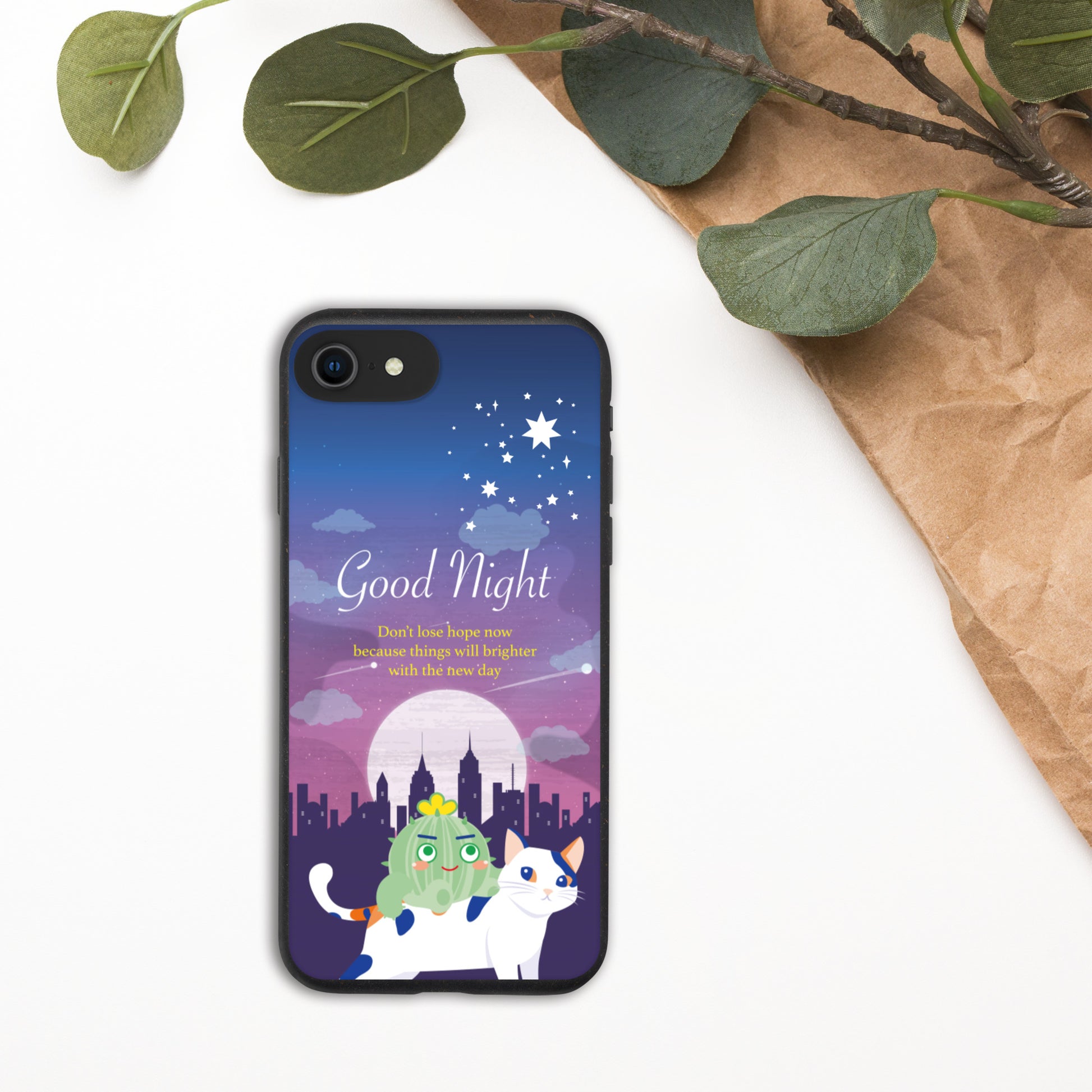 【iPhone】Good Night - Biodegradable Phone case 生物降解環保手機殼
