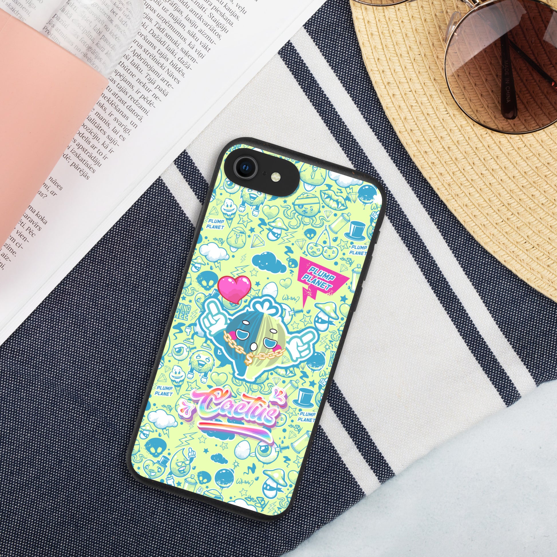 【iPhone】Yo! Rock n Roll Cactus - Biodegradable Phone Case 生物降解環保手機殼