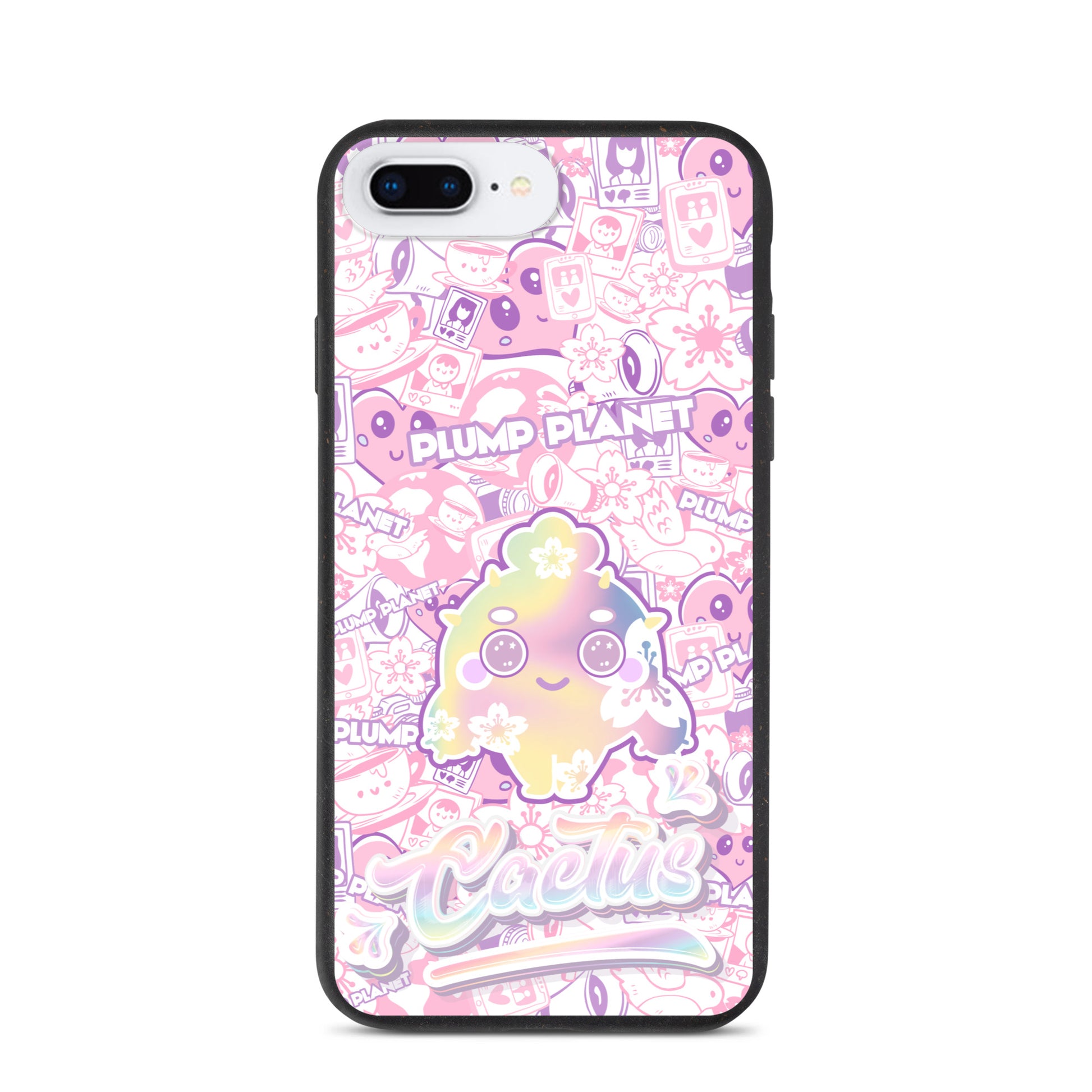 【iPhone】Sakura Pink Cactus - Biodegradable Phone Case 生物降解環保手機殼