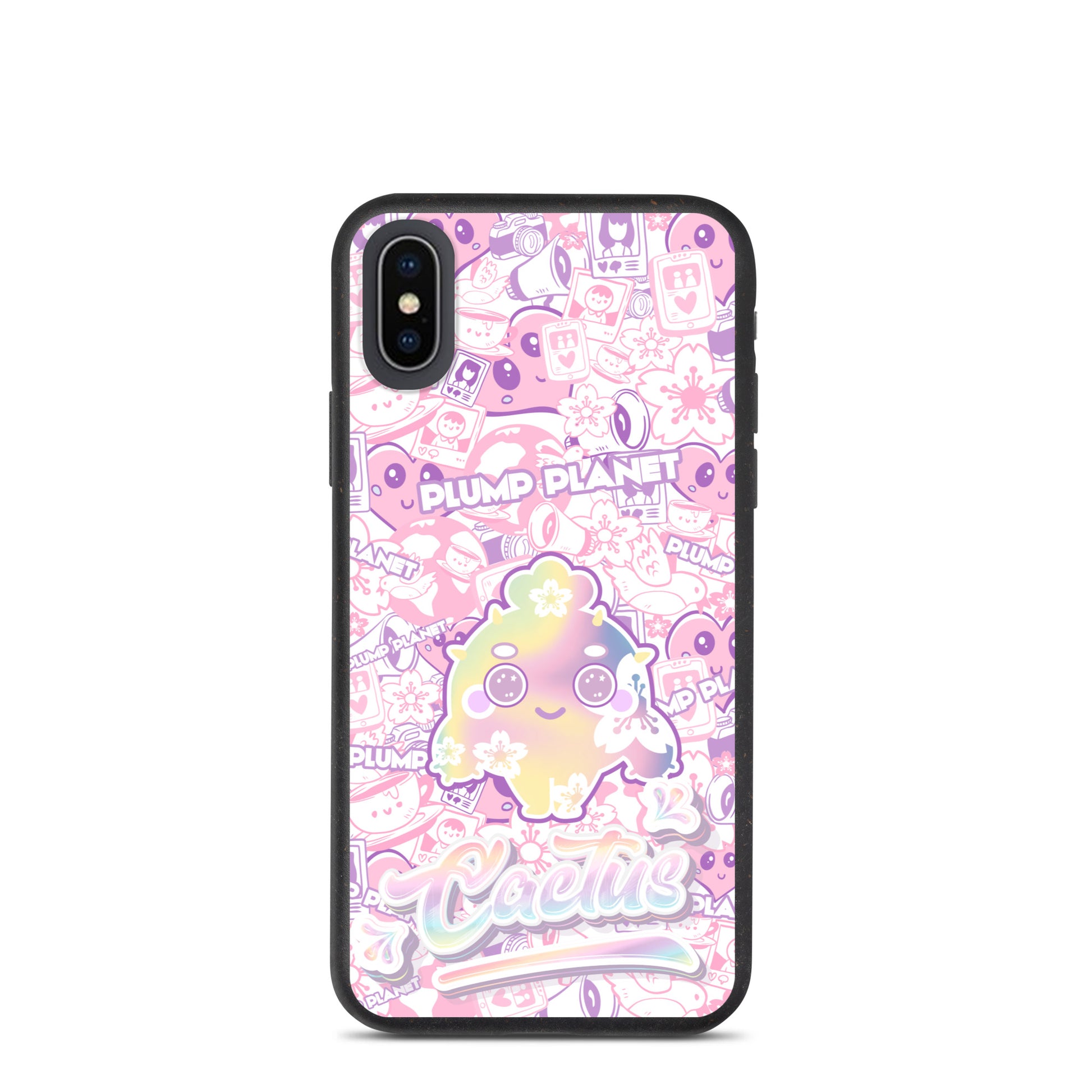 【iPhone】Sakura Pink Cactus - Biodegradable Phone Case 生物降解環保手機殼