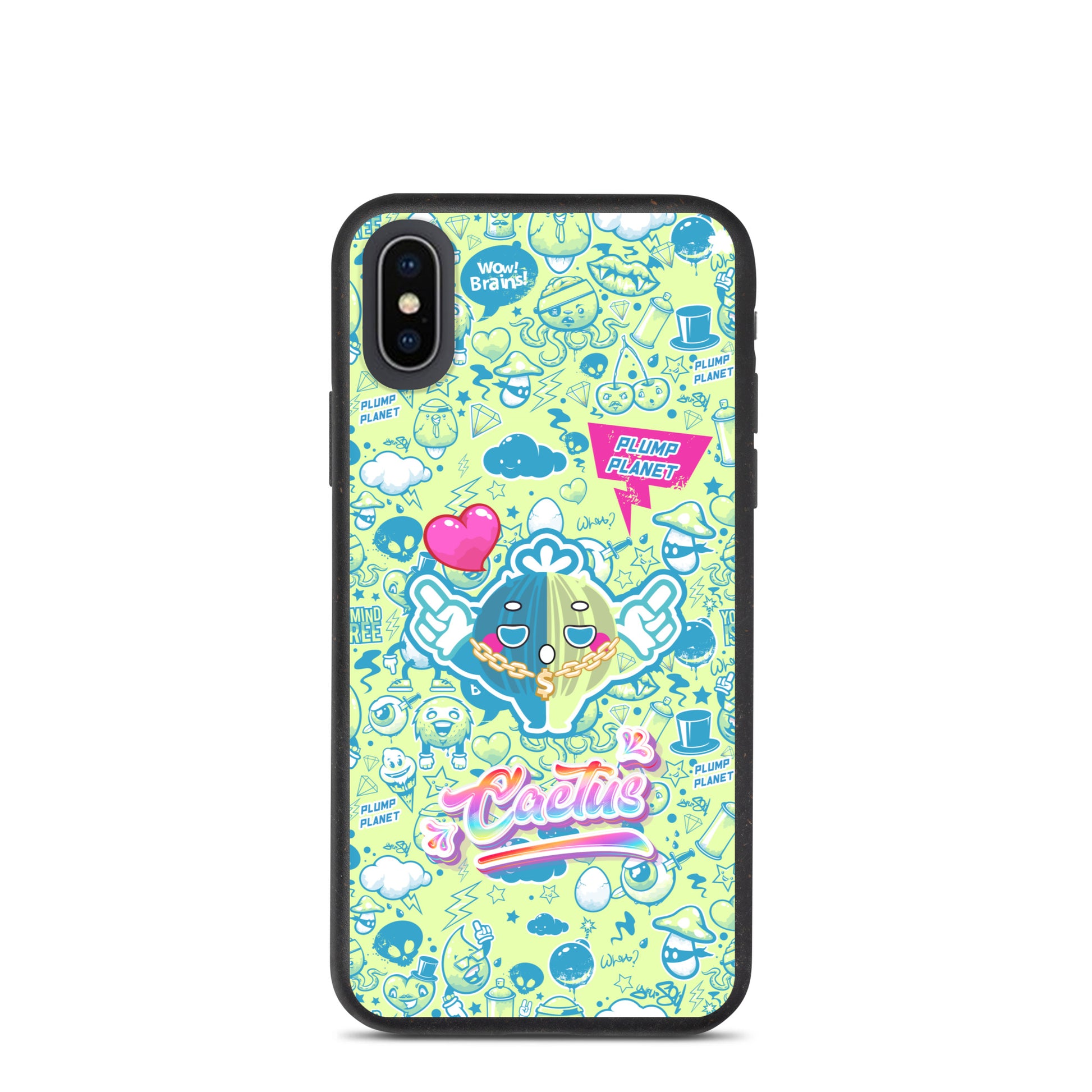 【iPhone】Yo! Rock n Roll Cactus - Biodegradable Phone Case 生物降解環保手機殼