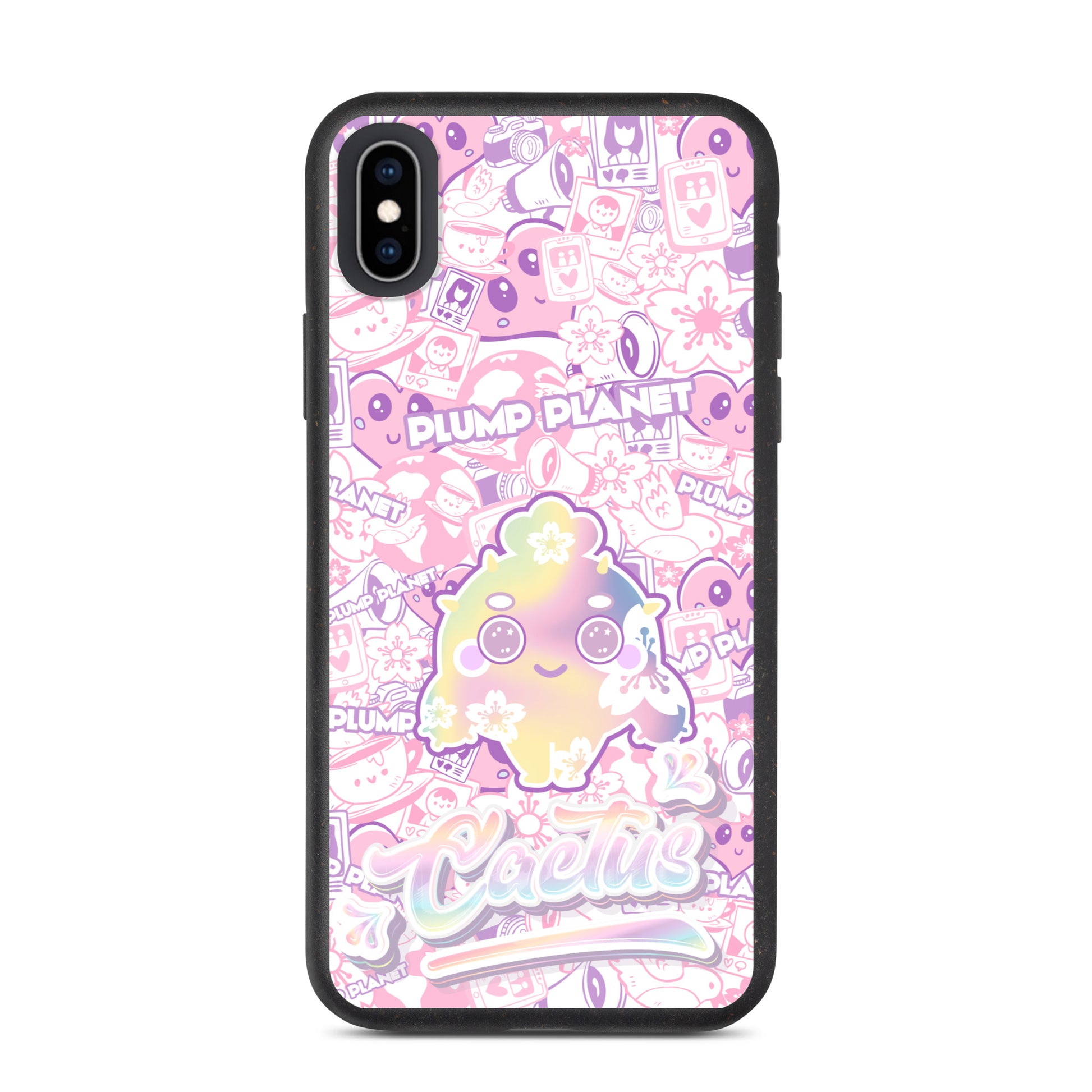 【iPhone】Sakura Pink Cactus - Biodegradable Phone Case 生物降解環保手機殼