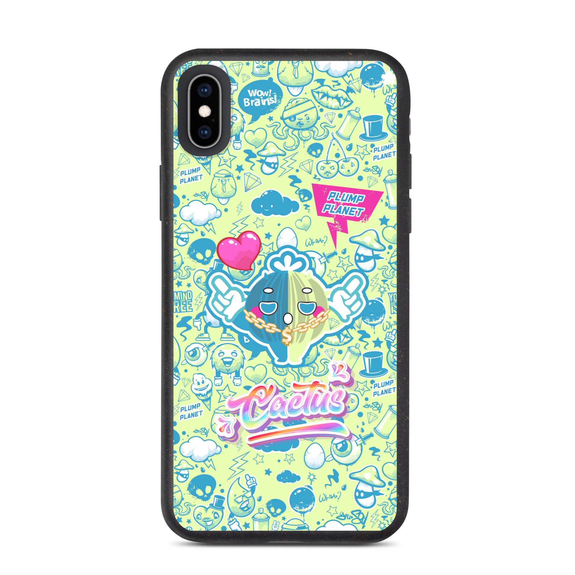 【iPhone】Yo! Rock n Roll Cactus - Biodegradable Phone Case 生物降解環保手機殼