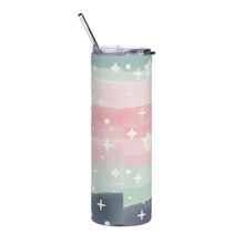 Load image into Gallery viewer, Stainless steel tumbler | Dreamy Cactus Sleeping on the Moon |
