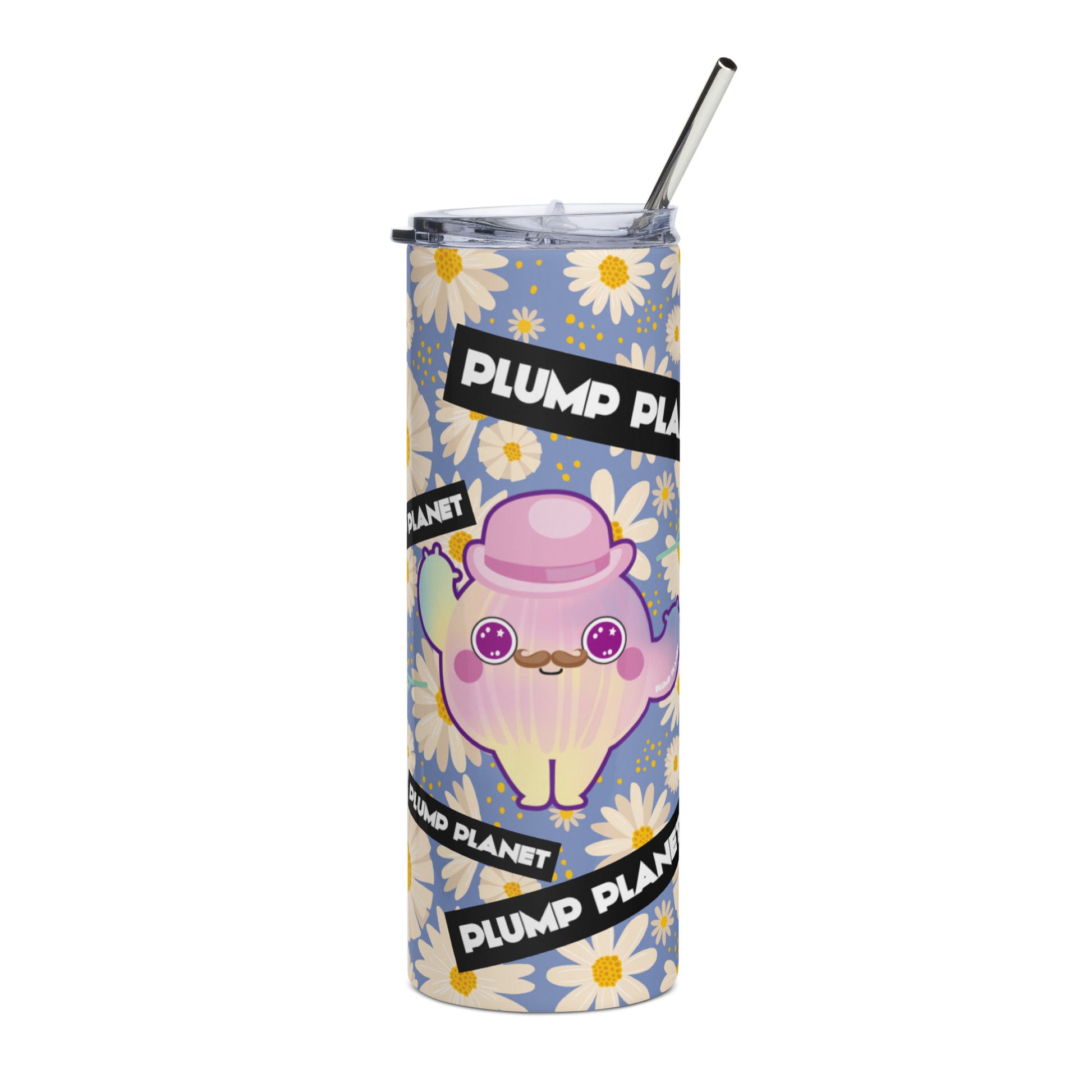 Stainless steel tumbler 金屬吸管不銹鋼杯 | Secret Flower Colorful Cactus