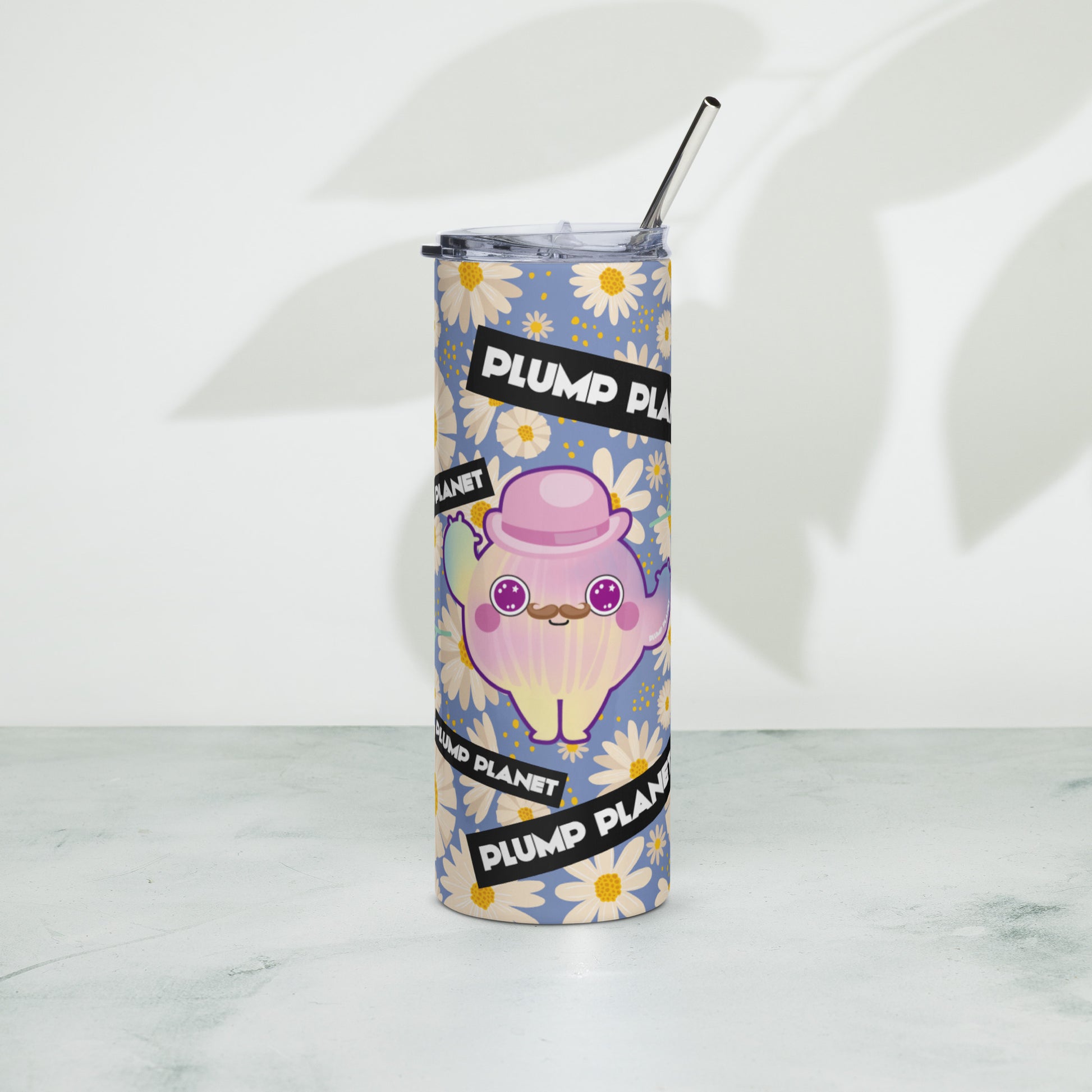 Stainless steel tumbler 金屬吸管不銹鋼杯 | Secret Flower Colorful Cactus