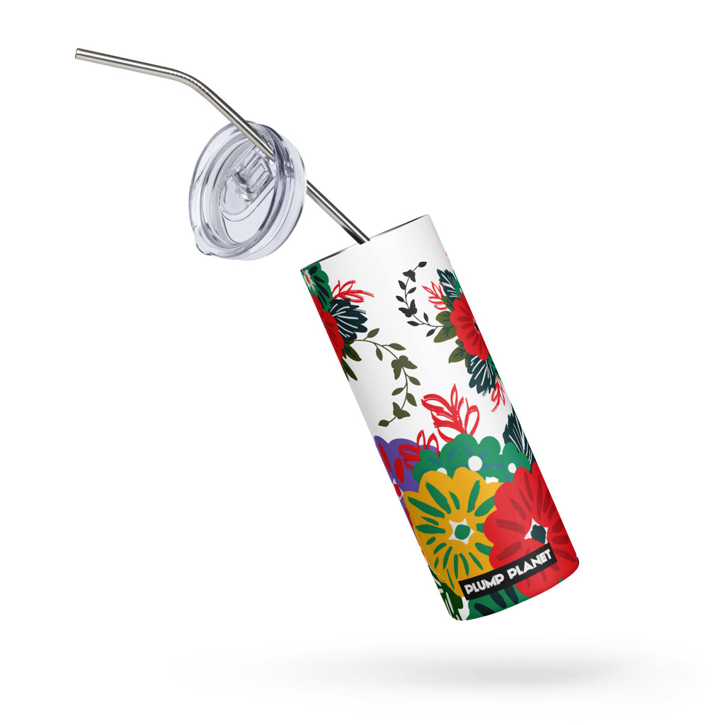 Stainless steel tumbler 金屬吸管不銹鋼杯 | Secret Flower Garden
